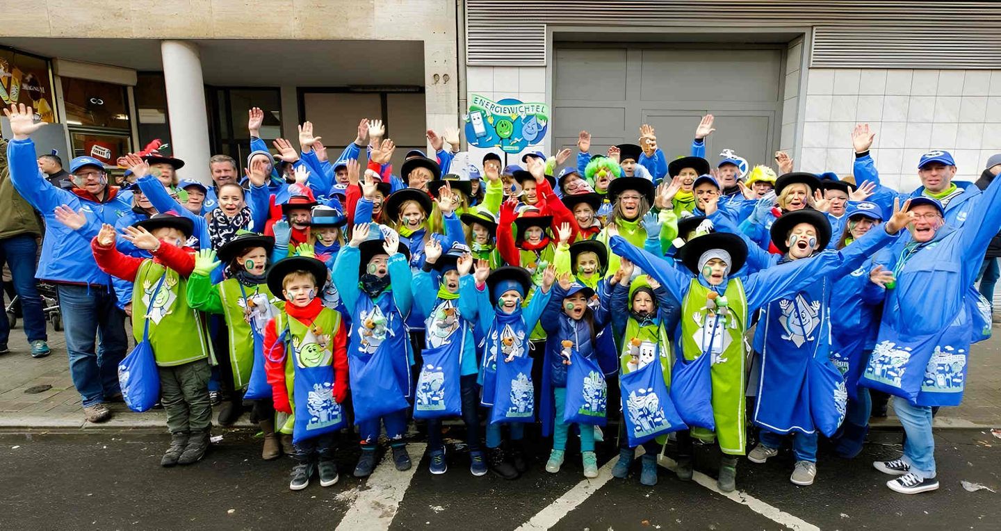 Karnevalswagen der Stadtwerke Düsseldorf