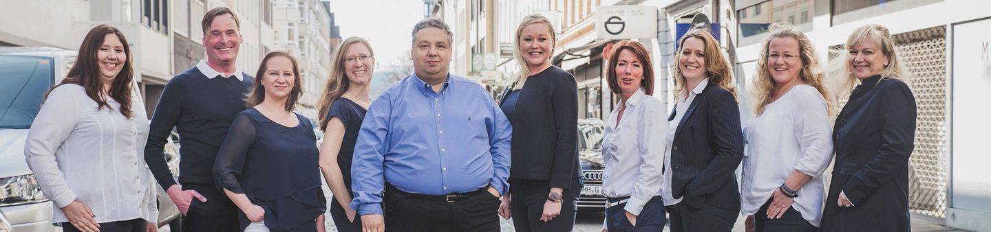 Mitarbeitende des Reisebüro "Hohe See" in Düsseldorf