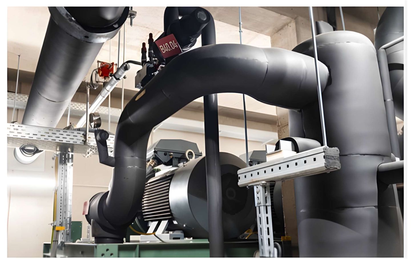 Eine Kälteanlage, die bei ABB in Ratingen eingesetzt wird