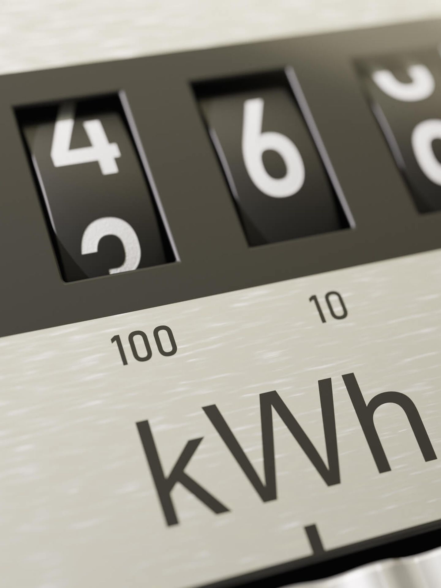 Nahansicht eines Zählers zur Messung des Stromverbrauchs in kWh. © vchal / iStock / Getty Images Plus via Getty Images © vchal / iStock / Getty Images Plus via Getty Images