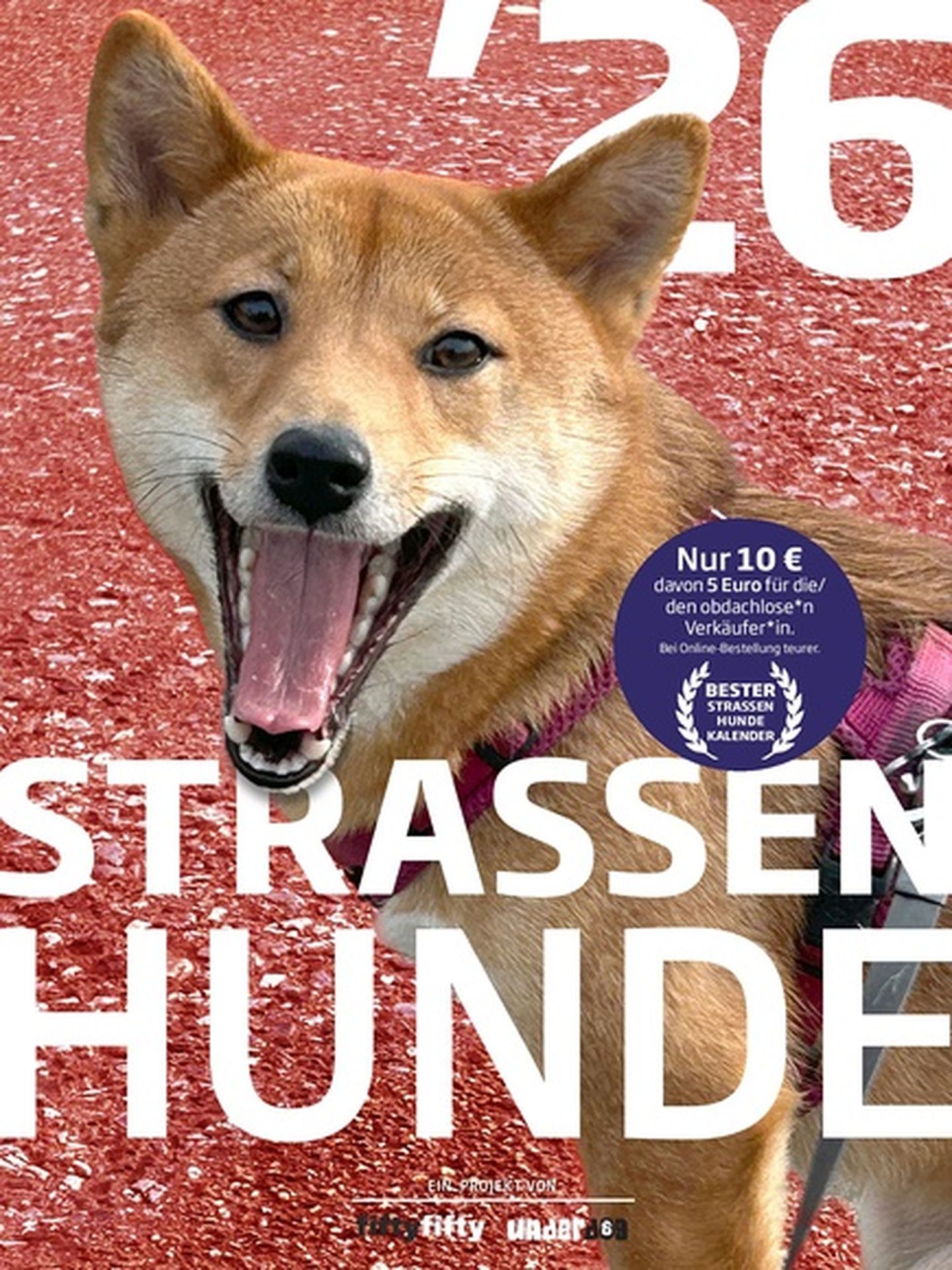 Straßenhunde 2026: Underdog Kalender von fiftyfifty