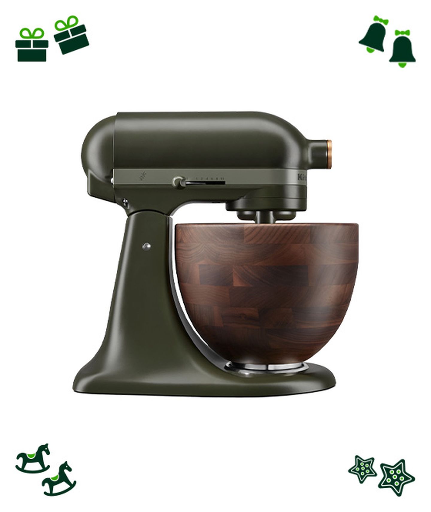 KitchenAid Evergreen Artisan (Walnussholz)