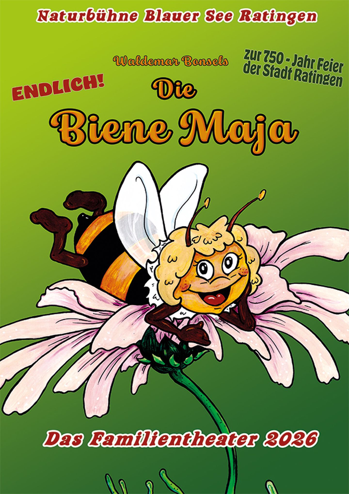 Flyer von "Die Biene Maja"
