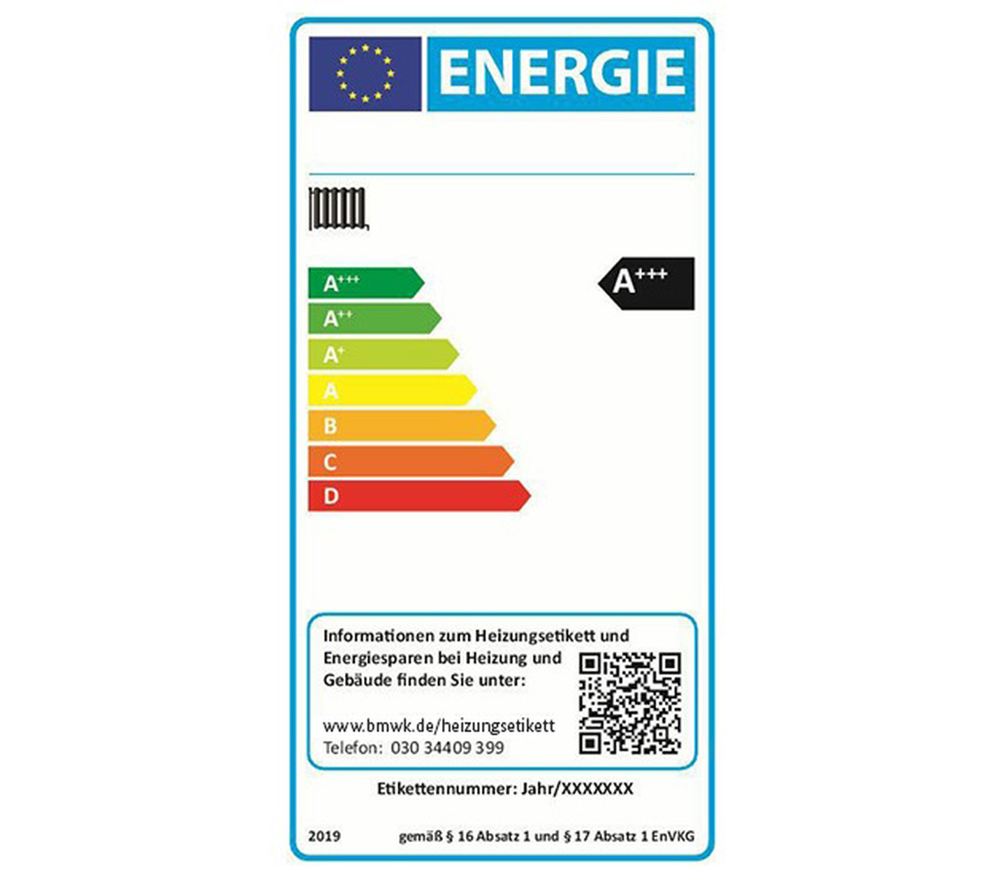 Heizungslabel