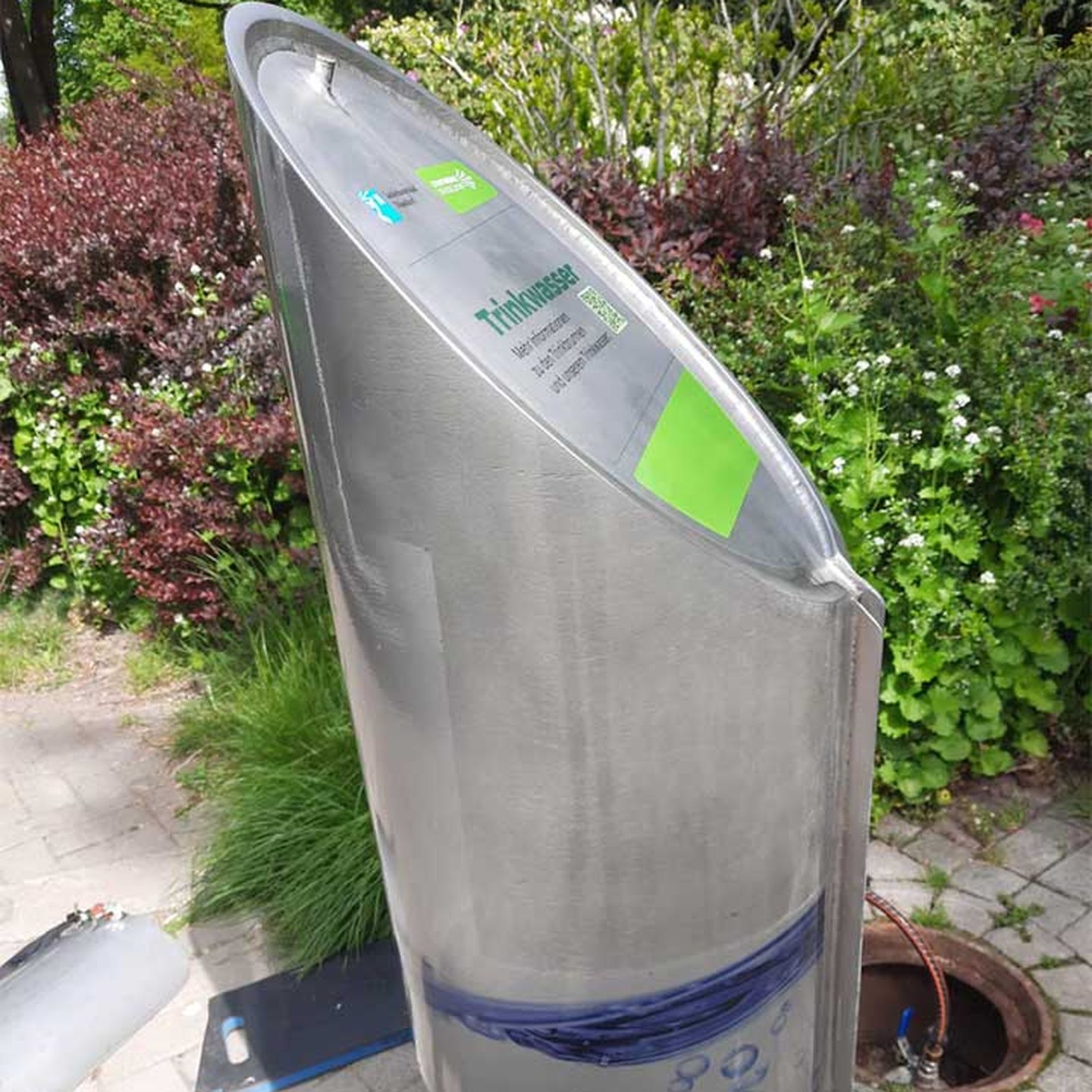 Trinkbrunnen im Zoopark in Düsseldorf