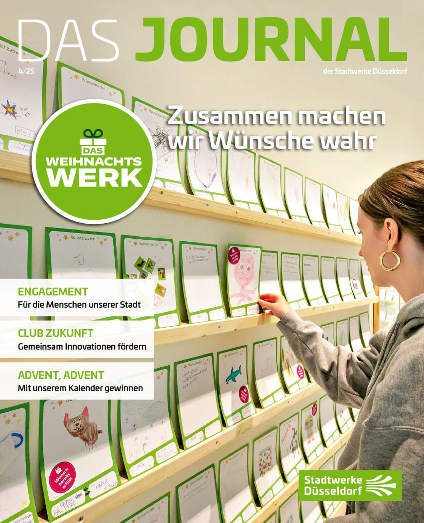 Cover der Ausgabe 4/2025 des Journals der Stadtwerke Düsseldorf
