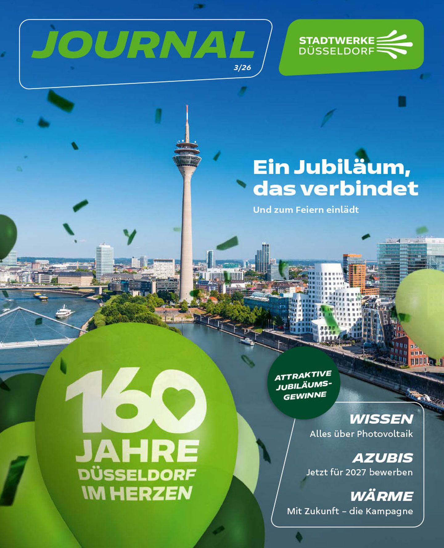 Titelbild des Journals der Stadtwerke Düsseldorf Ausgabe 3/2026