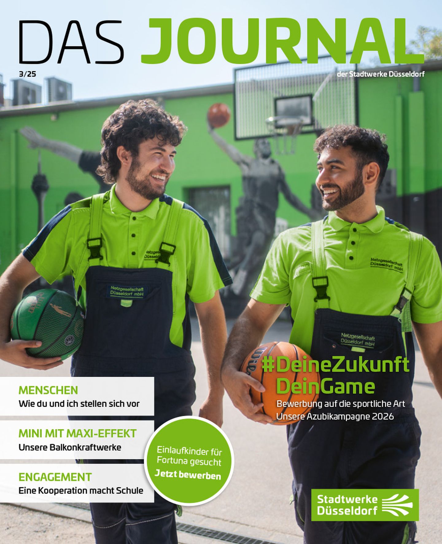 Titel des Journals der Stadtwerke Düsseldorf Q3 / 2025