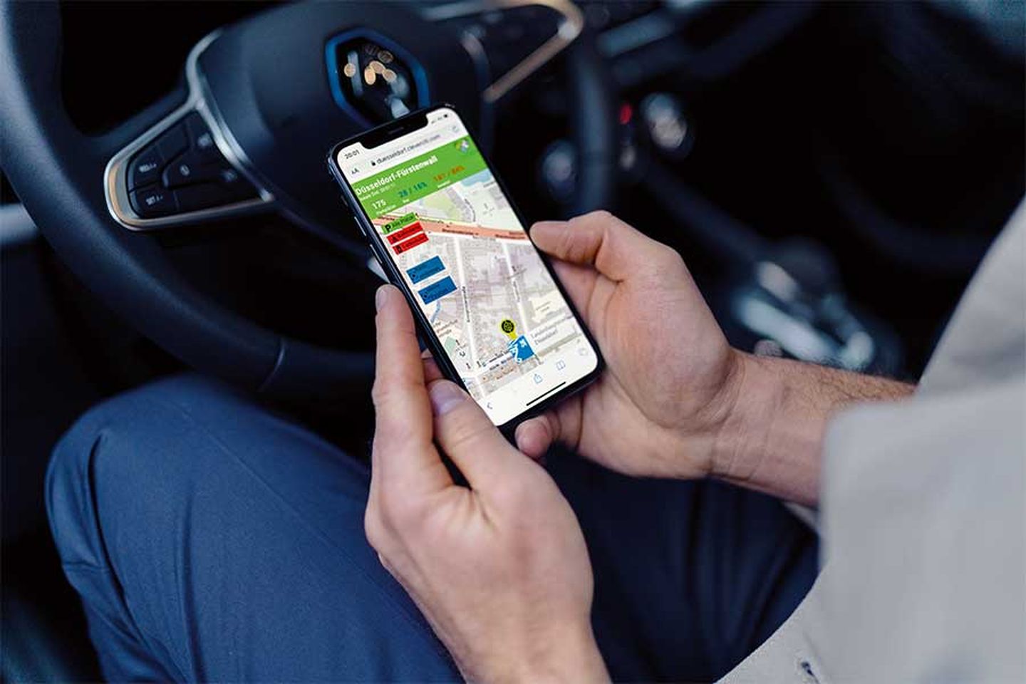 Parkplatzmanagement in Düsseldorf via Web-Applikation