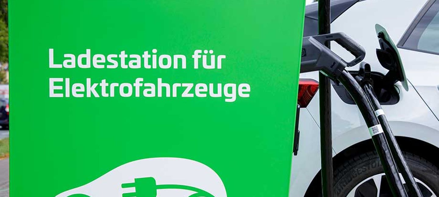 Eine Schnellladestation der Stadtwerke Düsseldorf