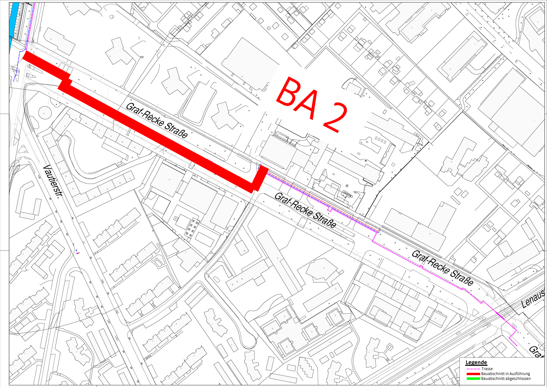 Bauabschnitt 2 - Graf-Recke-Straße