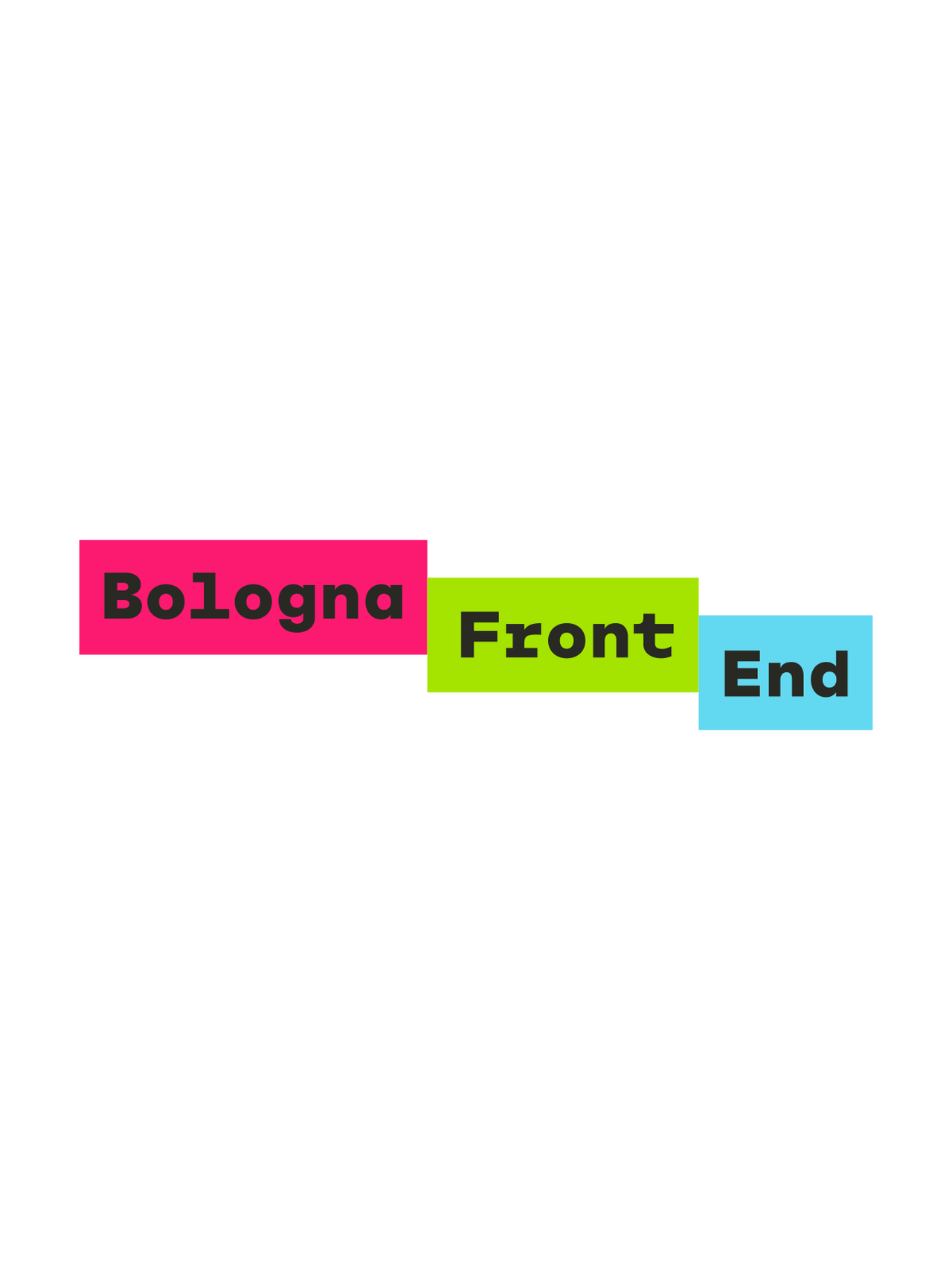 The adventure of a new portfolio Bologna Front End 