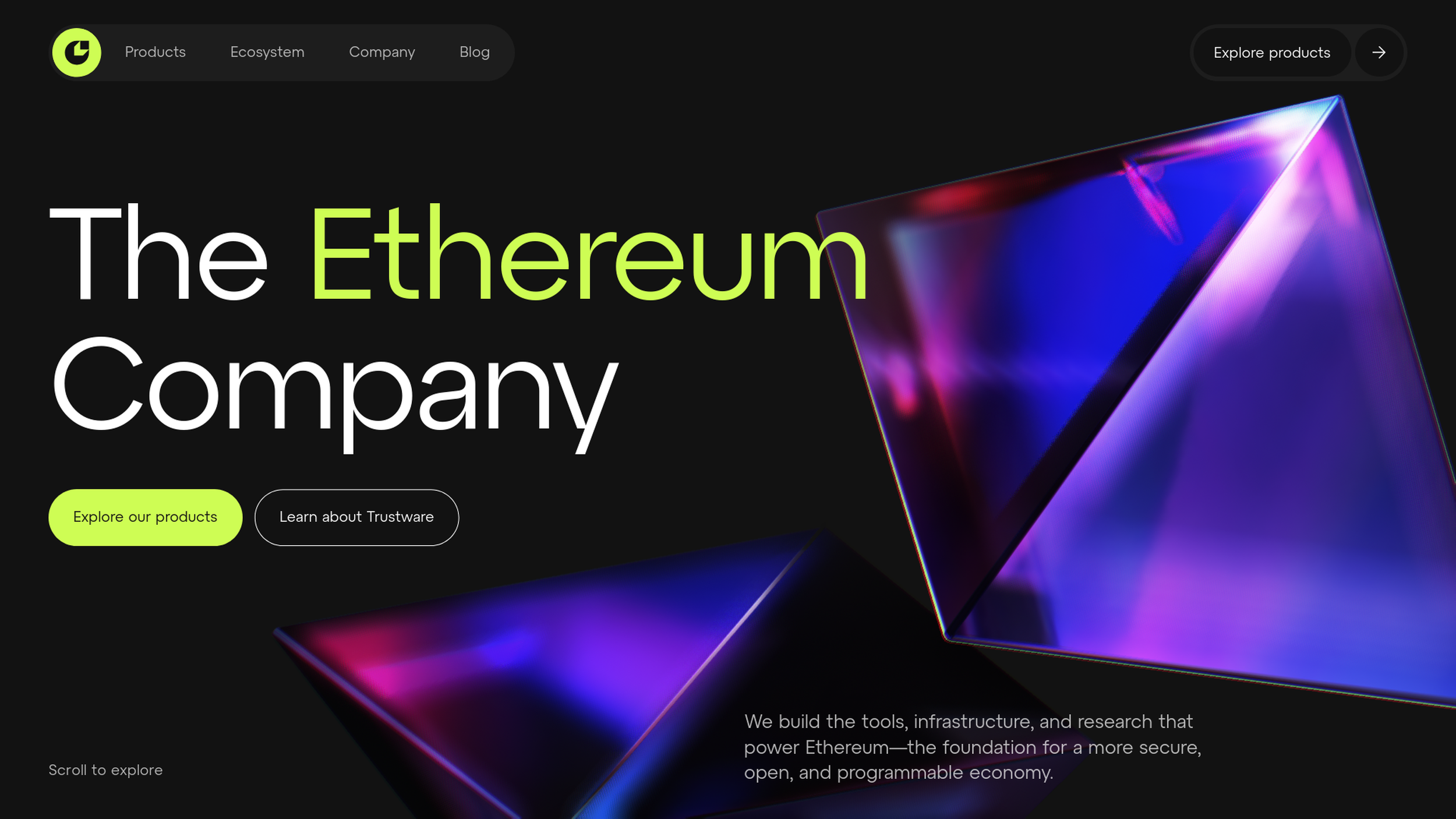 Consensys Homepage