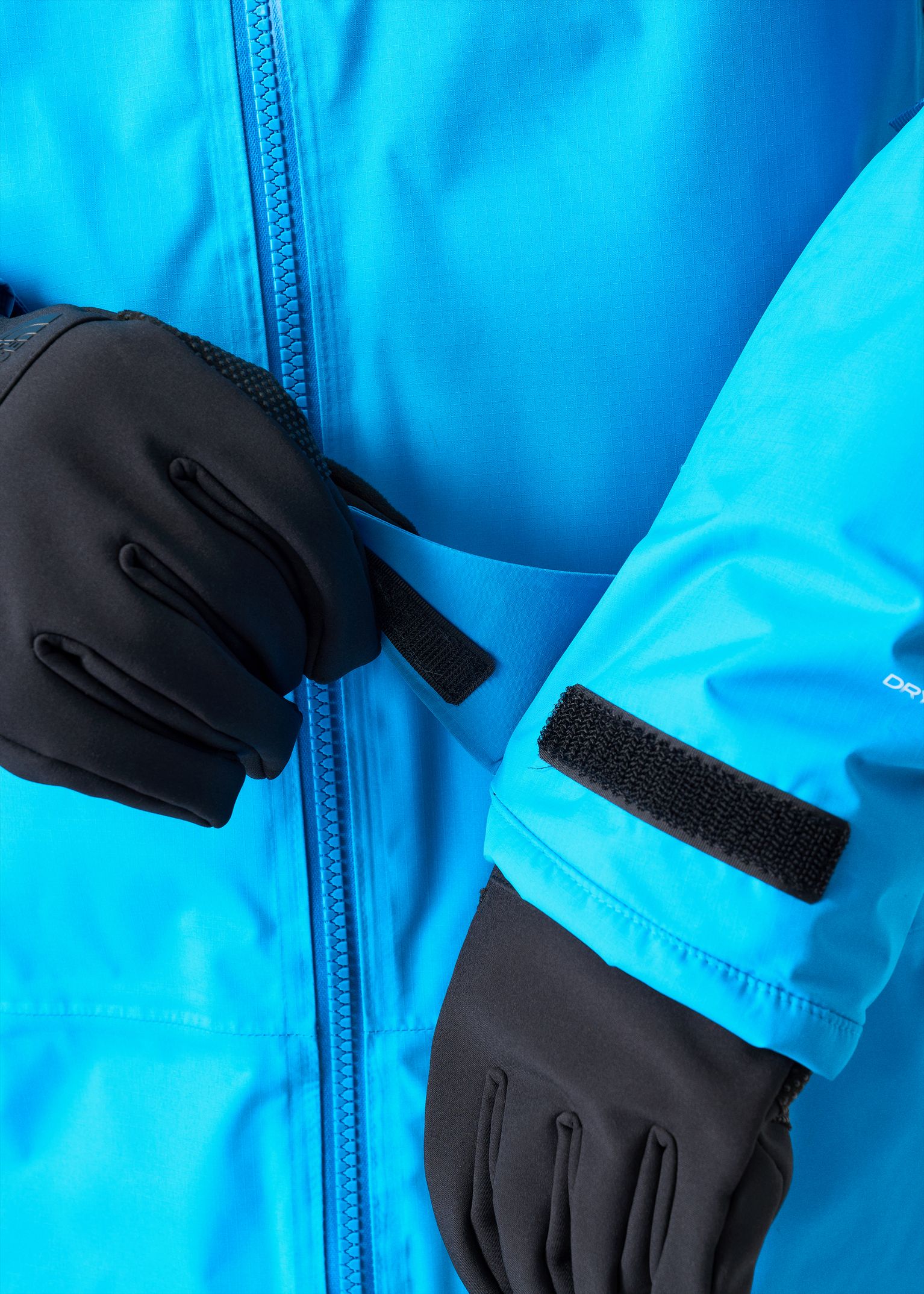 Velcro adjustable cuffs