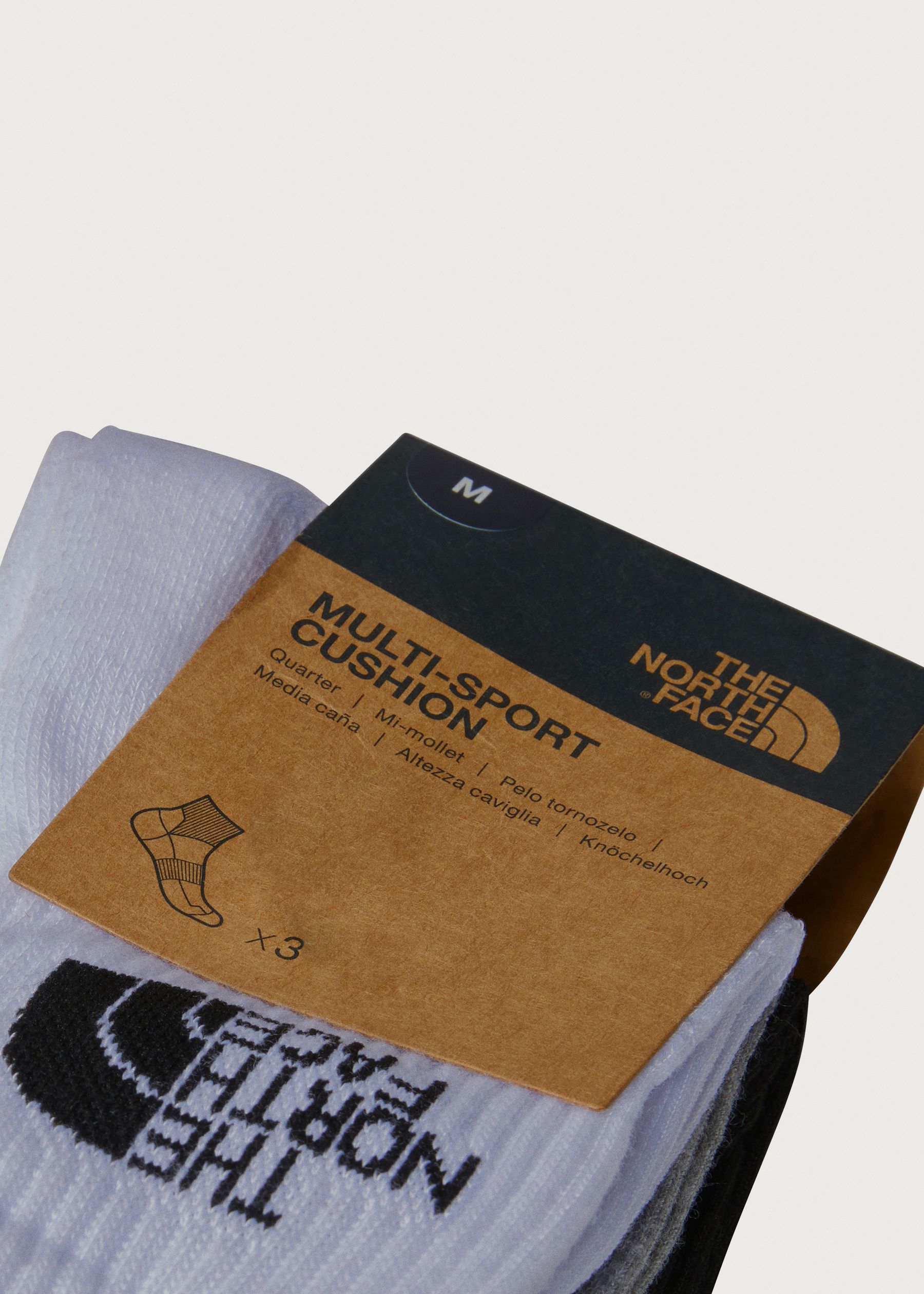 Image - 2 - Multi Sport Cushion 1/4 Socks 3 Pack