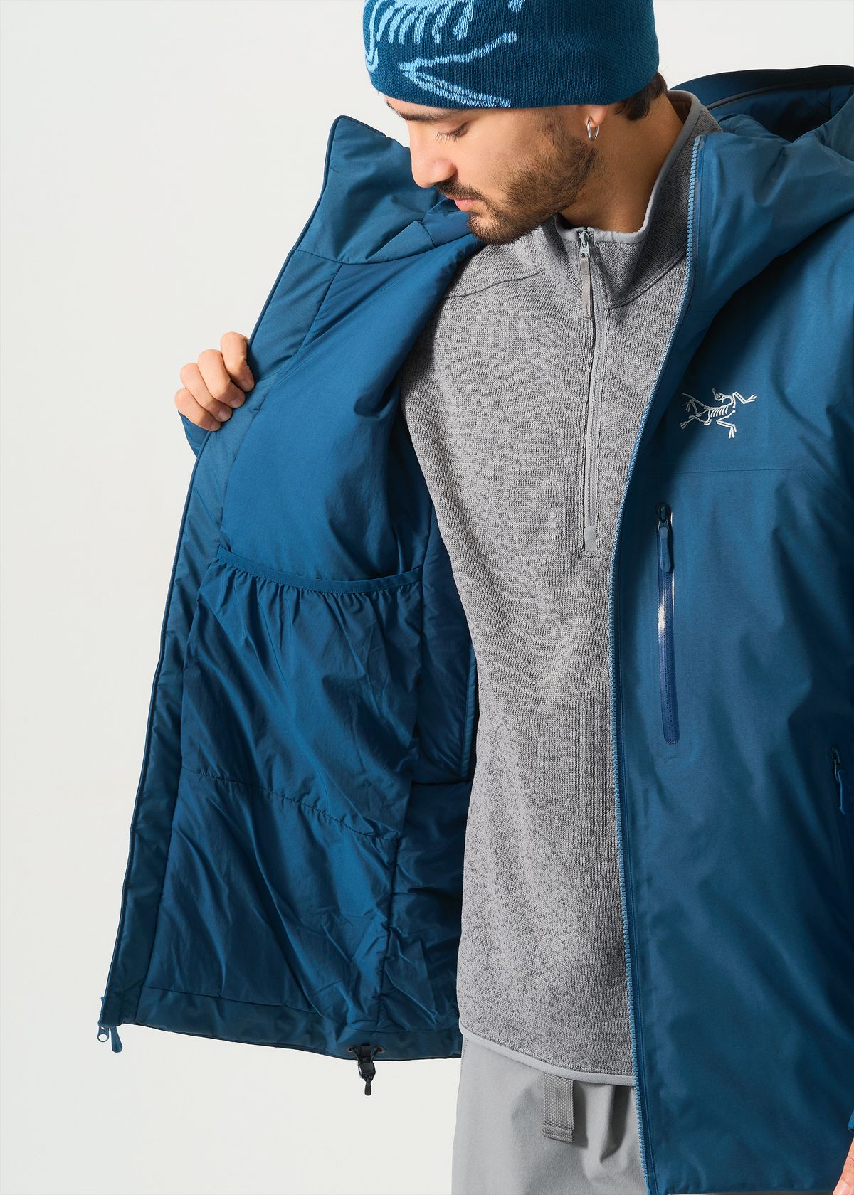 Internal drop pocket