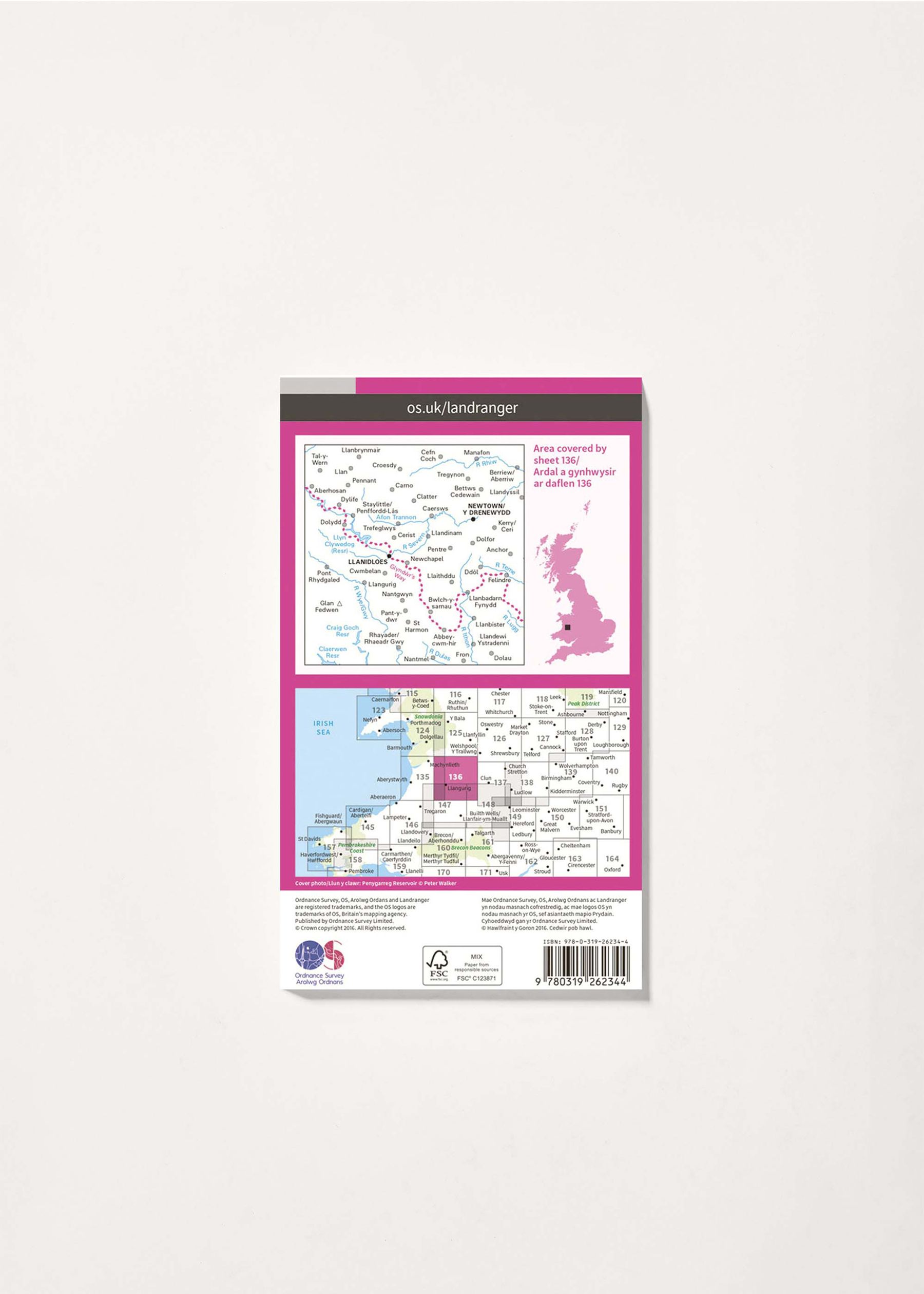 Image - 2 - Newtown & Llanidloes - Landranger 136 Map