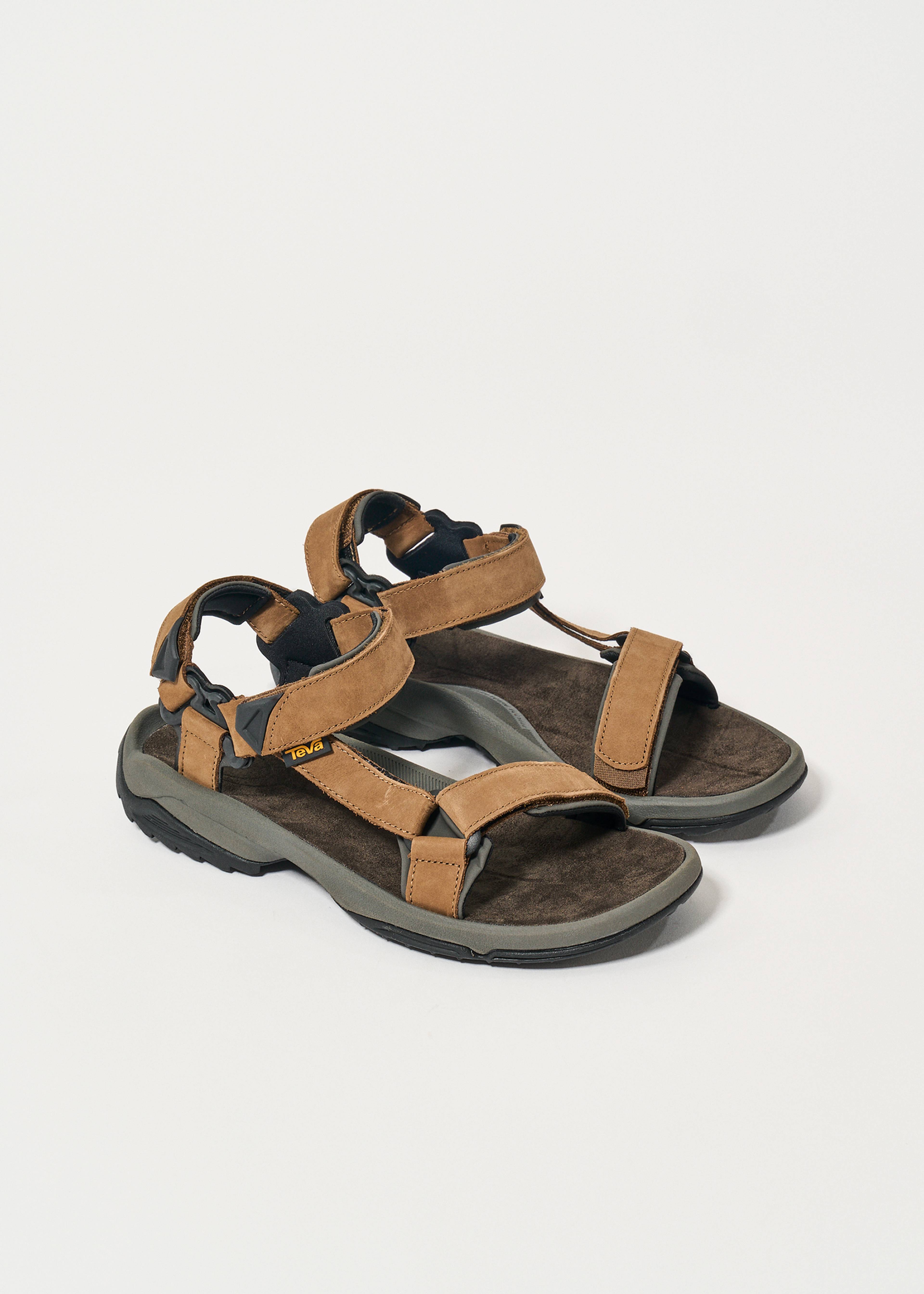 Teva Men’s Brown Leather Adjustable Strap Style 6314 Crete Sandals Size 8.5 Amazon.com | Teva Men main image 2