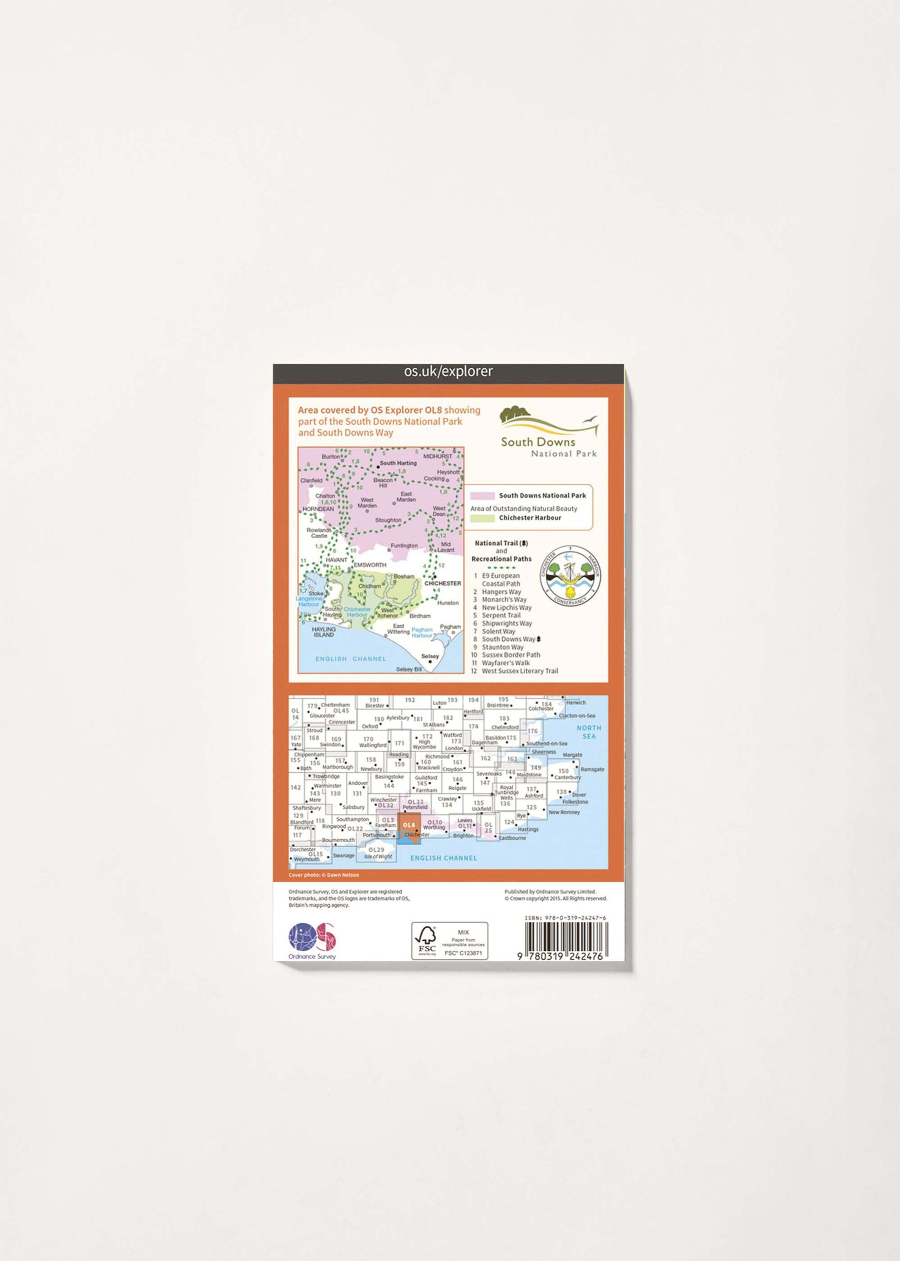 Image - 2 - Chichester, South Harting & Selsey - OS Explorer OL8 Map