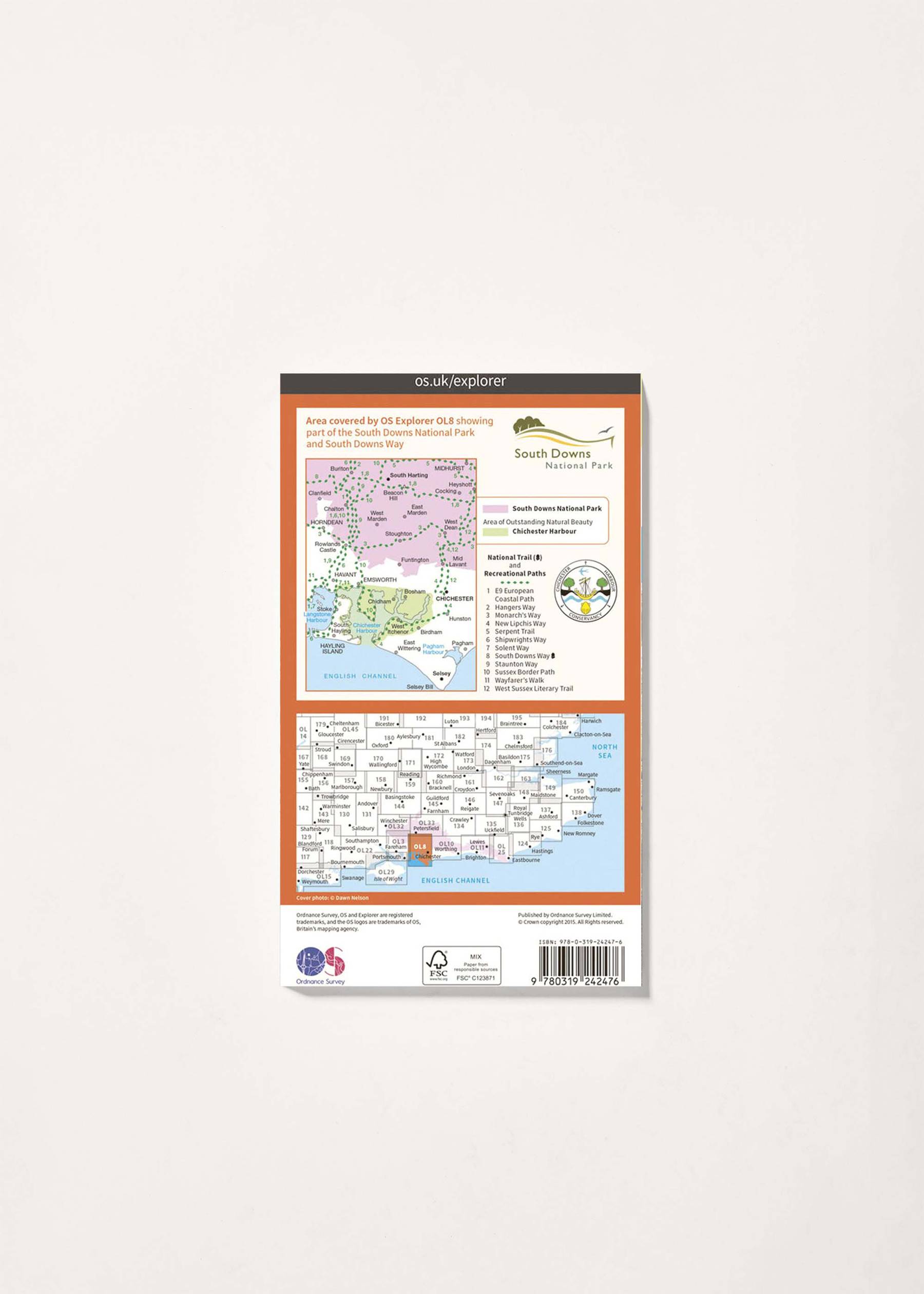 Image - 2 - Chichester, South Harting & Selsey - OS Explorer OL8 Map