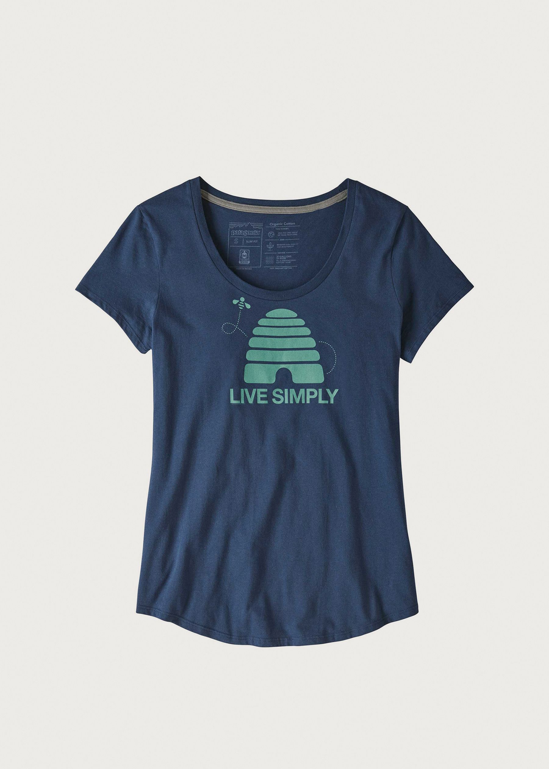 Image - 1 - Live Simply Hive Organic Scoop T-Shirt