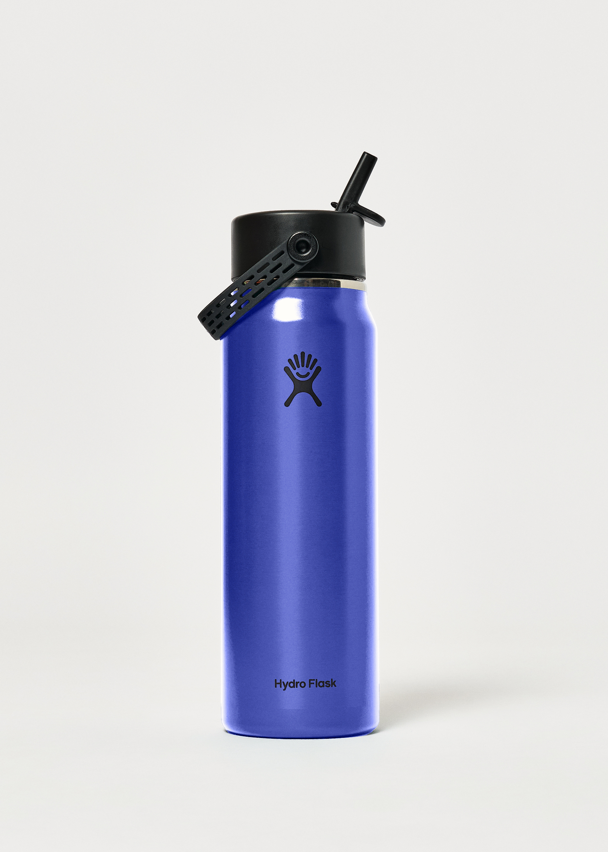 Hydro Flask Glimmer Blue スリムボトル 32oz Hydro Flask 32oz Lightweight Wide Mouth with Flex Straw Cap