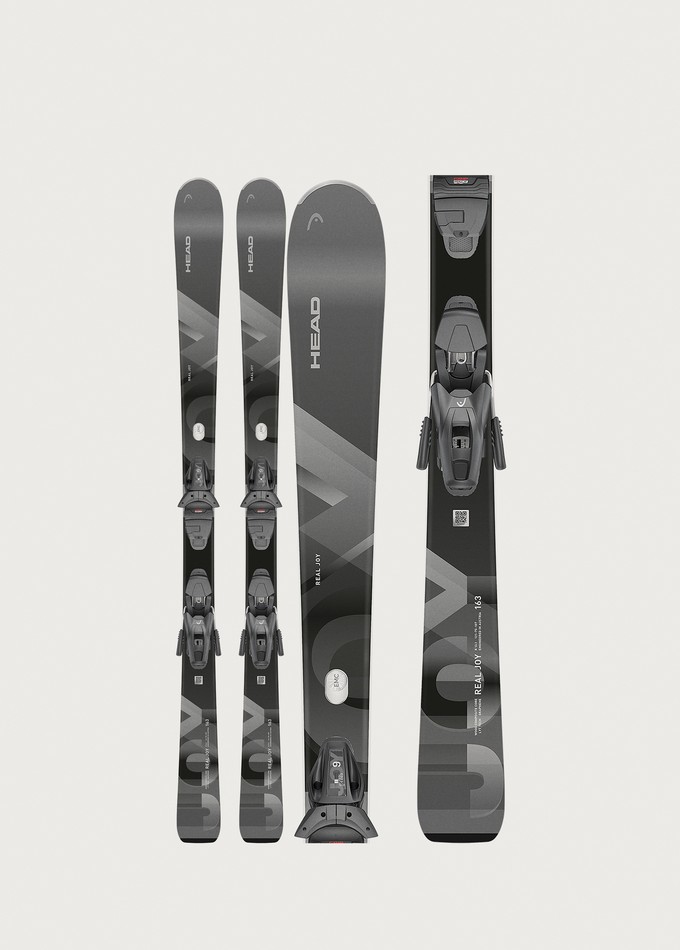 Head e-Super Joy SW Skis + Joy 11 GW SLR Bindings