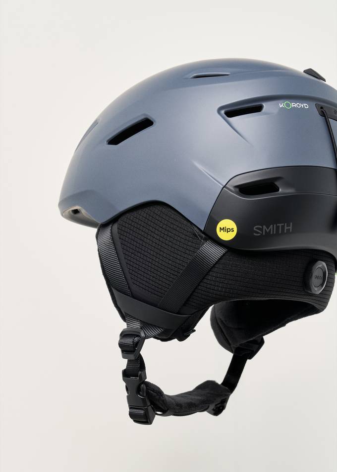 Smith Squad S White Vapor / ChromaPop Pro Photochromic Blue Mirror