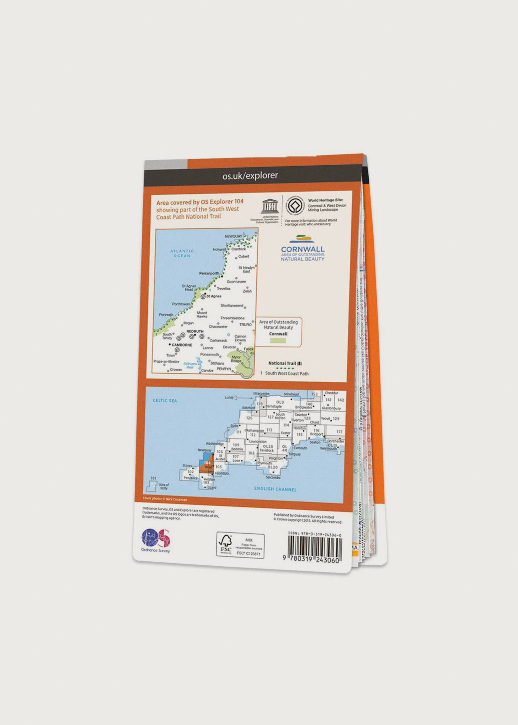 Image - 2 - Redruth & St Agnes - OS Explorer 104 Map