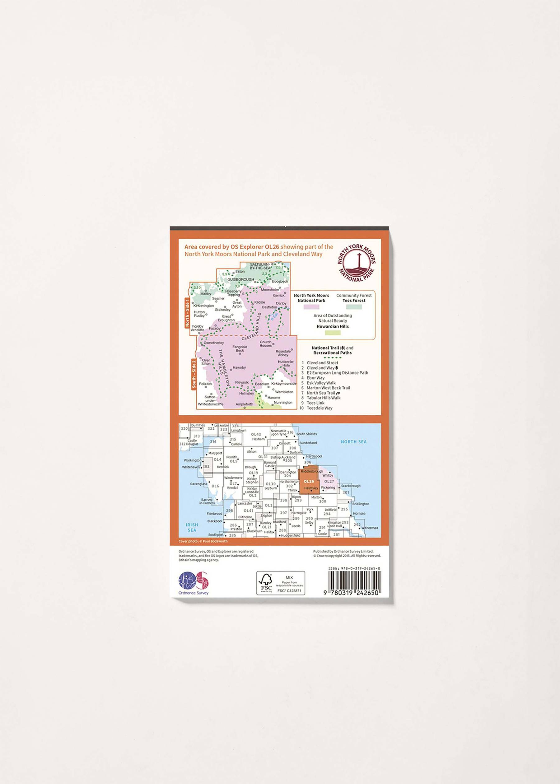 Image - 2 - North York Moors - Western Area - OS Explorer OL26 Map