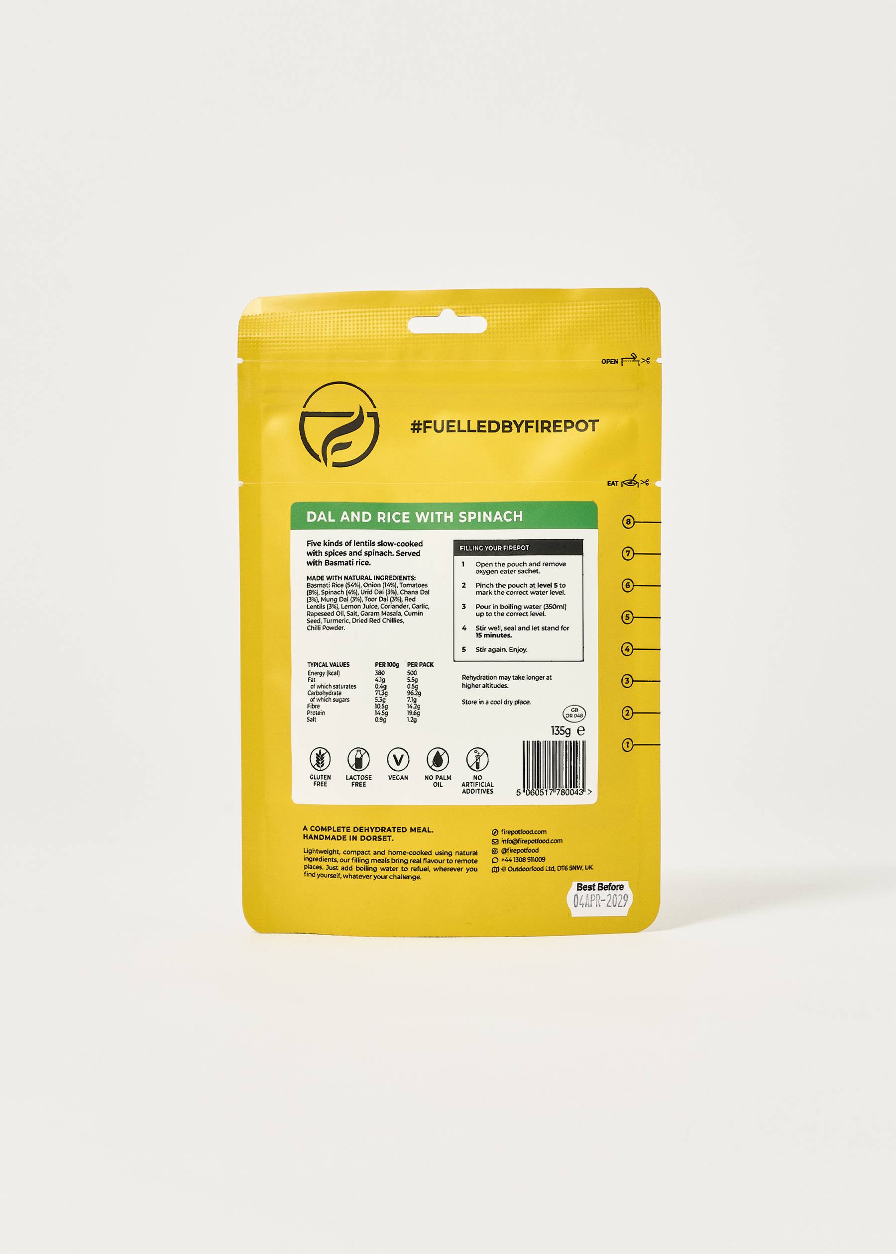 Image - 2 - Dal and Rice with Spinach - Reg 135g