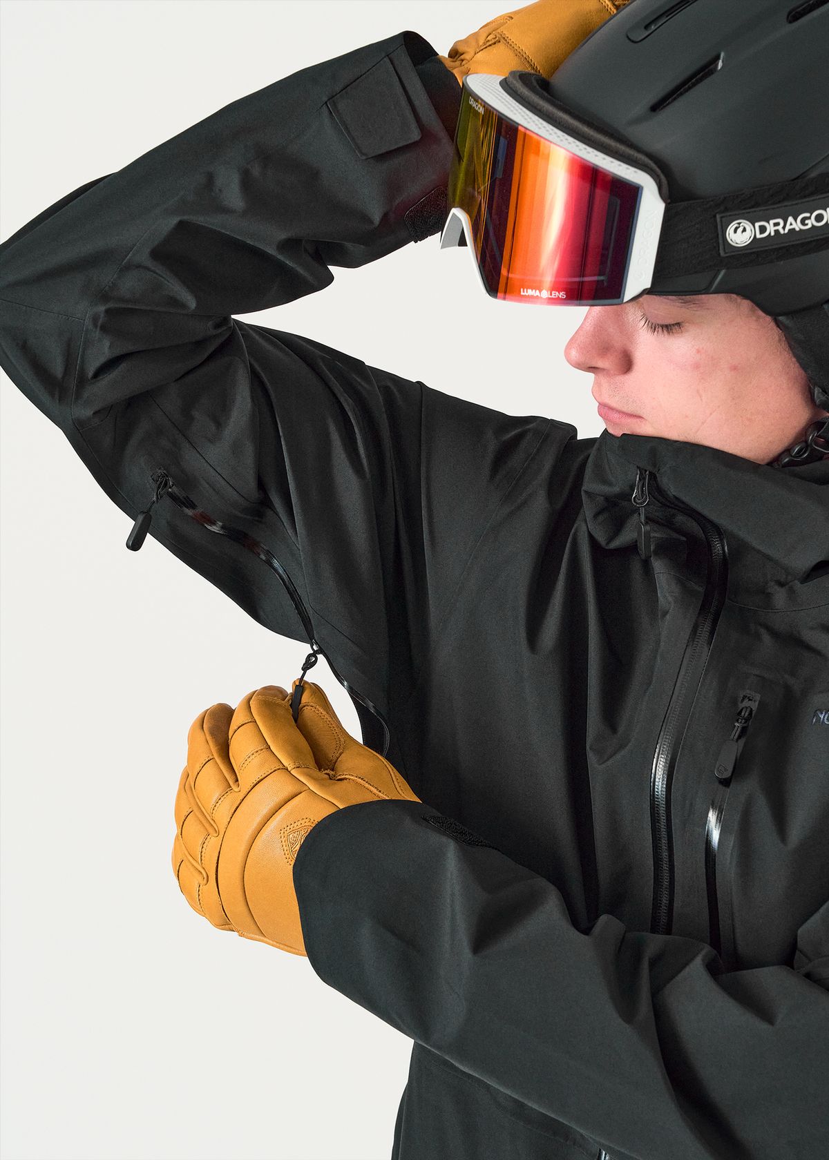 Underarm Venting Zips