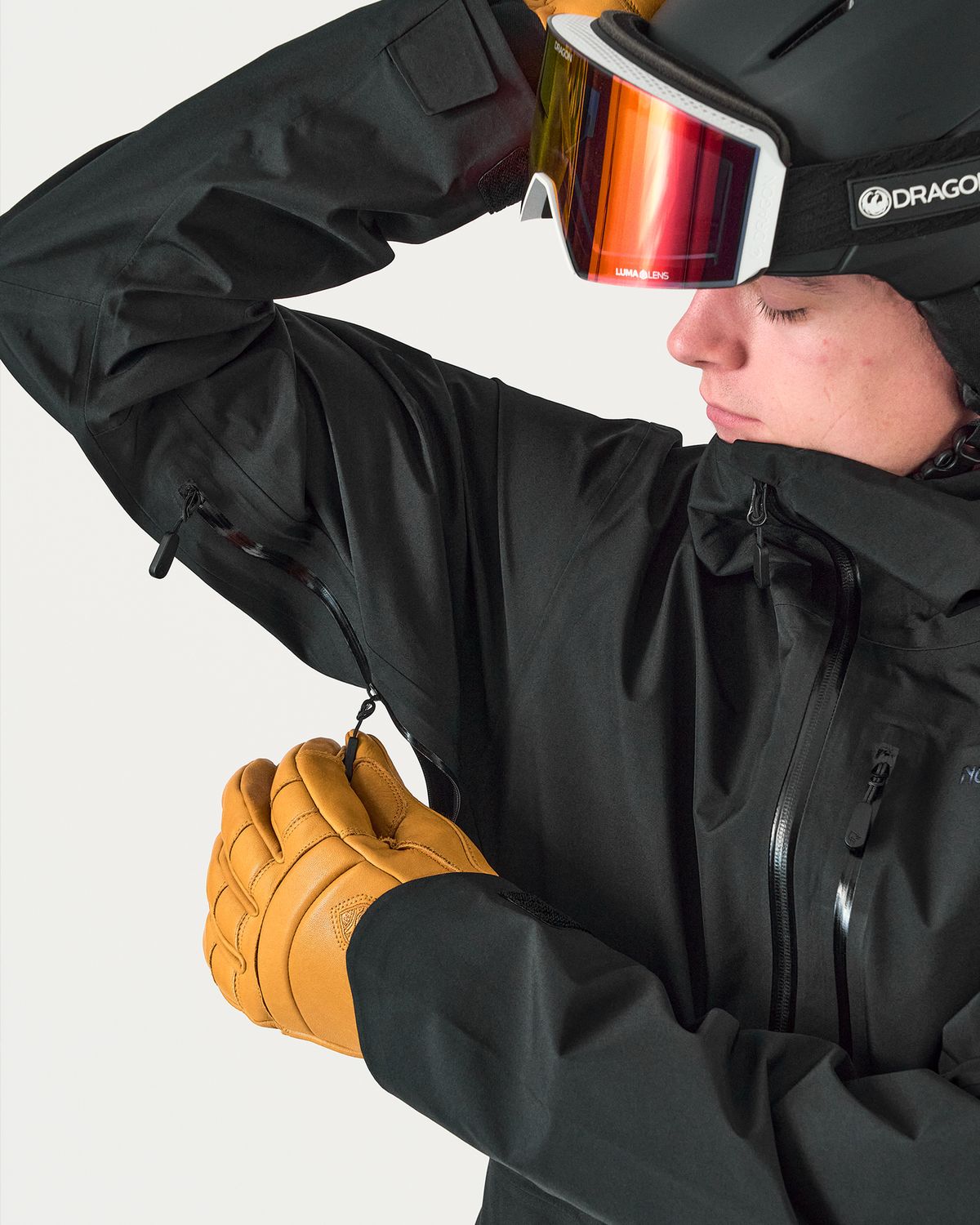 Underarm Venting Zips