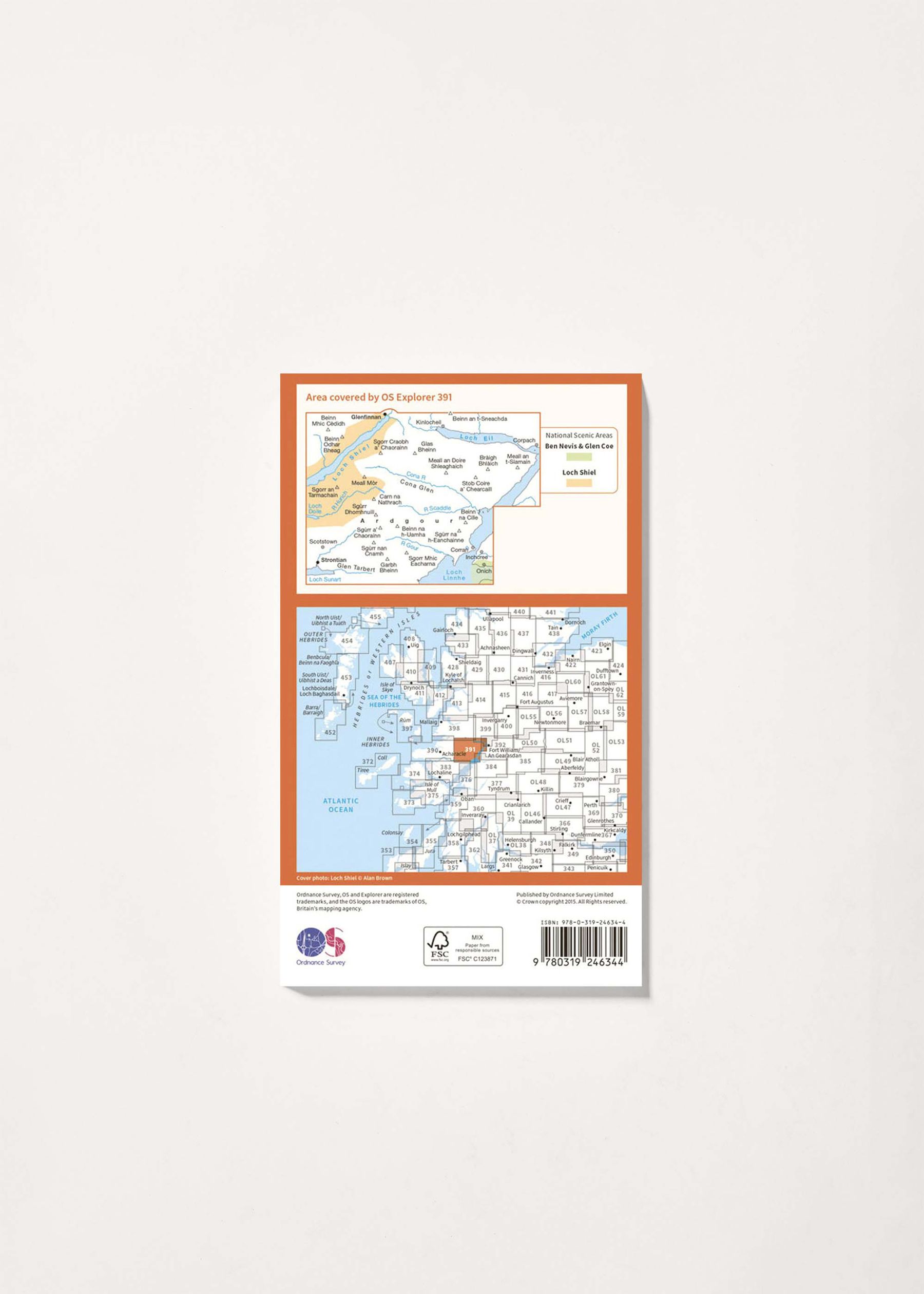 Image - 2 - Ardgour & Strontian - OS Explorer 391 Map