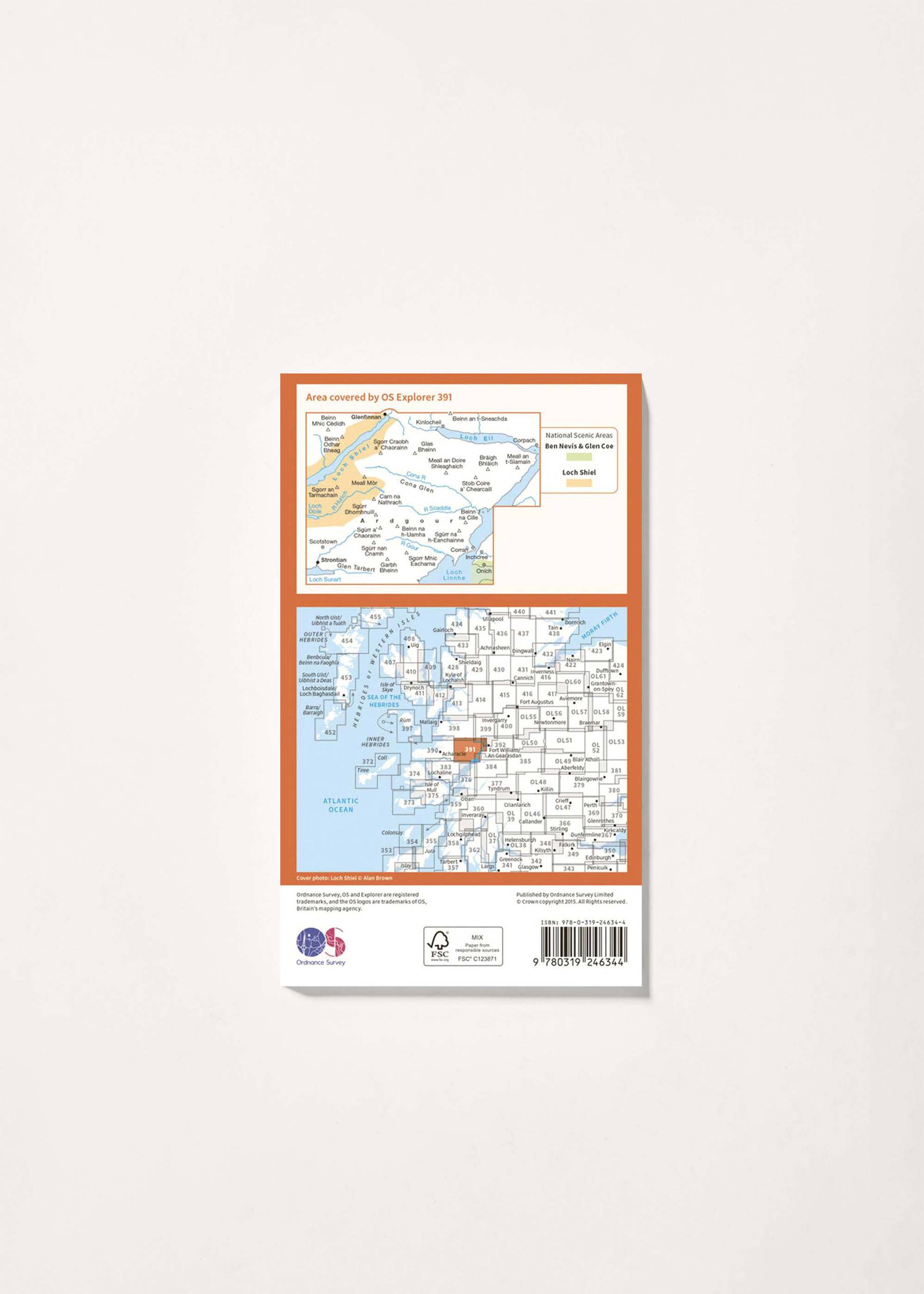 Image - 2 - Ardgour & Strontian - OS Explorer 391 Map