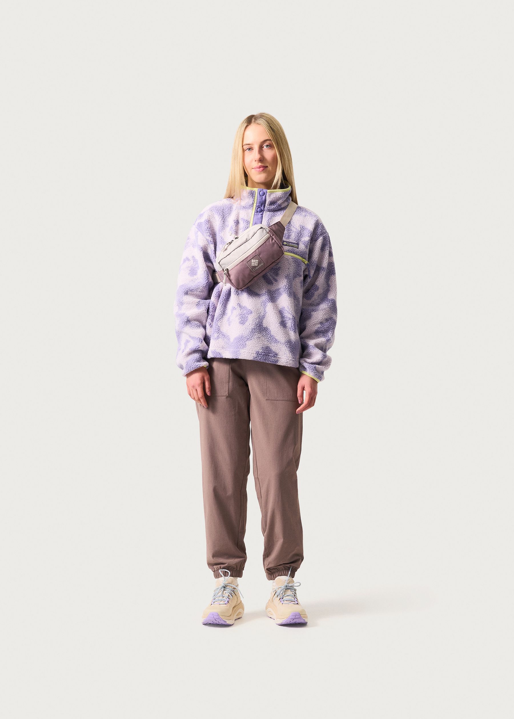 Columbia Helvetia 2 Print Cropped Half Snap