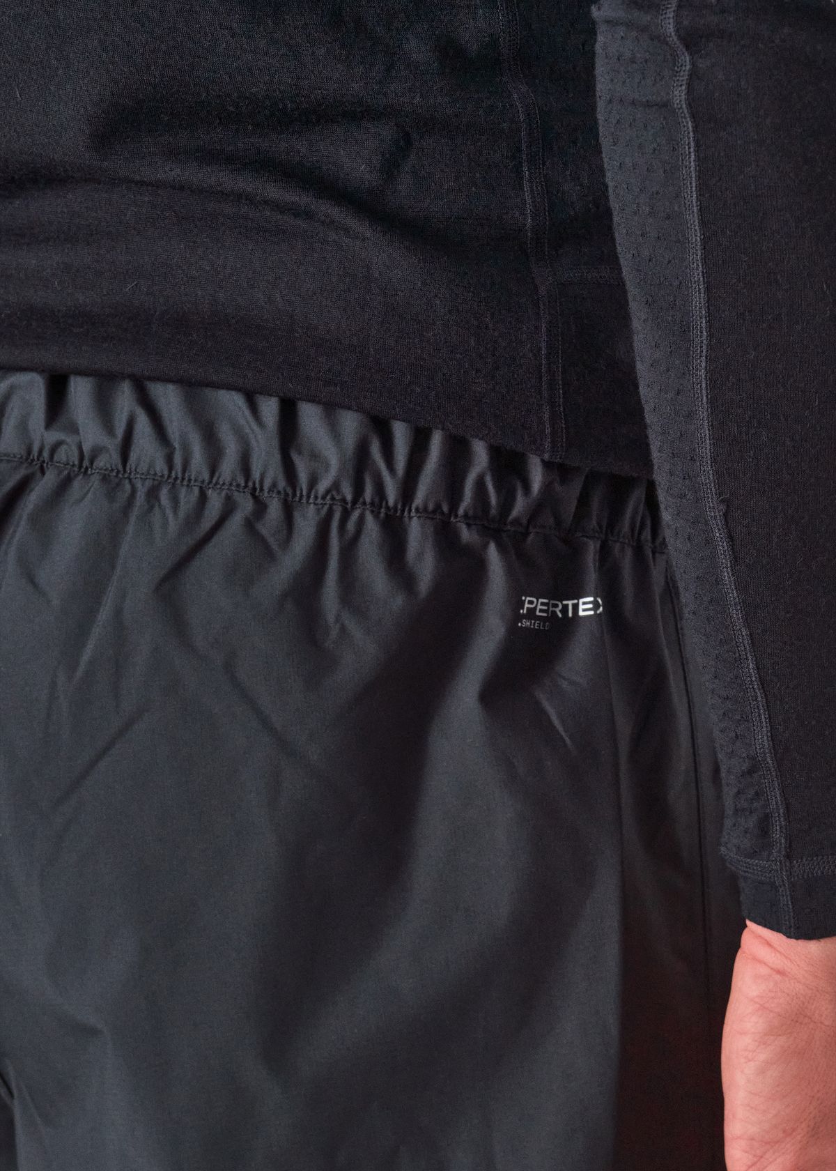 Elasticated waistband with internal drawcord