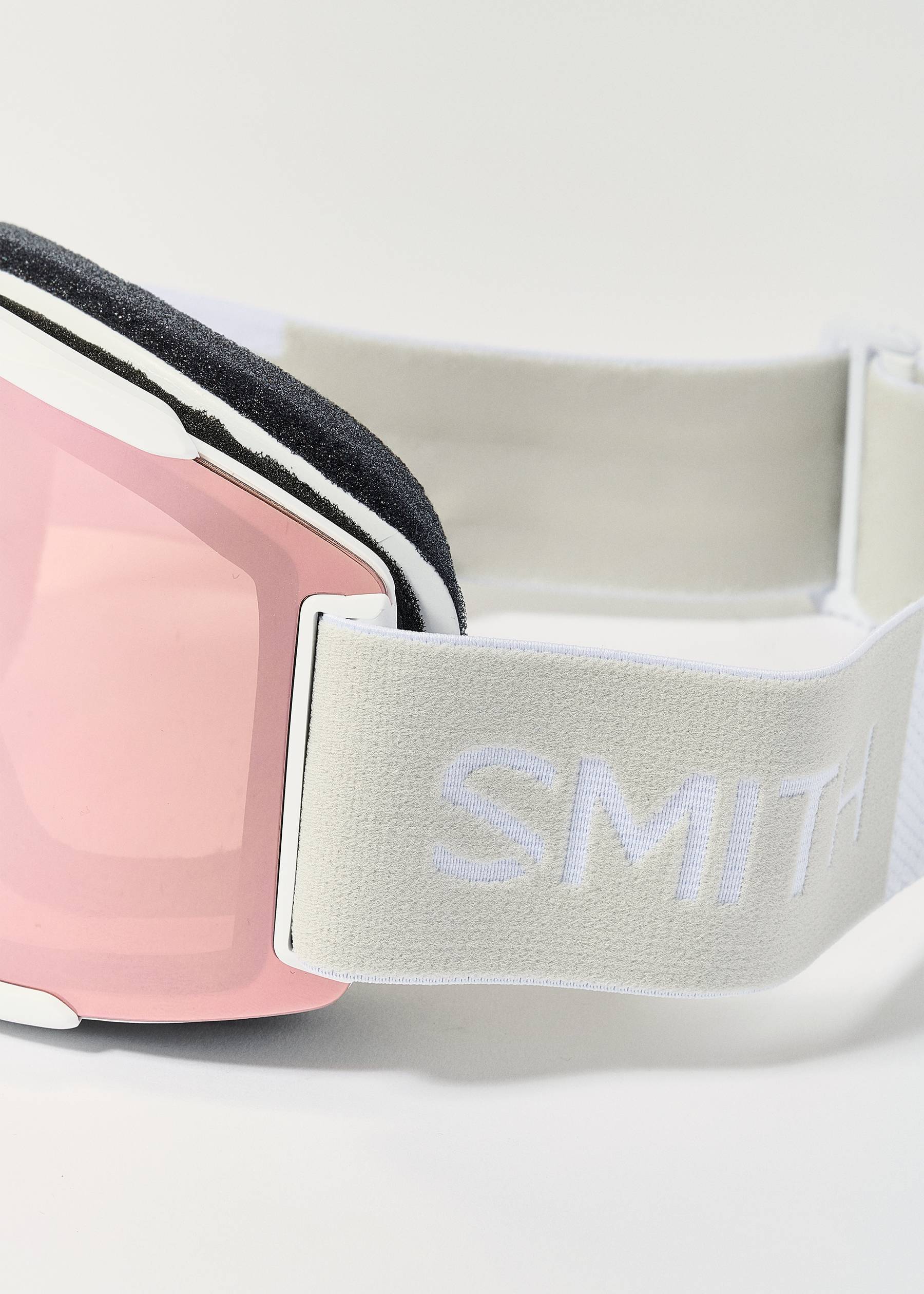 美品♡Squad MAG White Vapor Smith Squad S White Vapor / ChromaPop Everyday Rose Gold Mirror