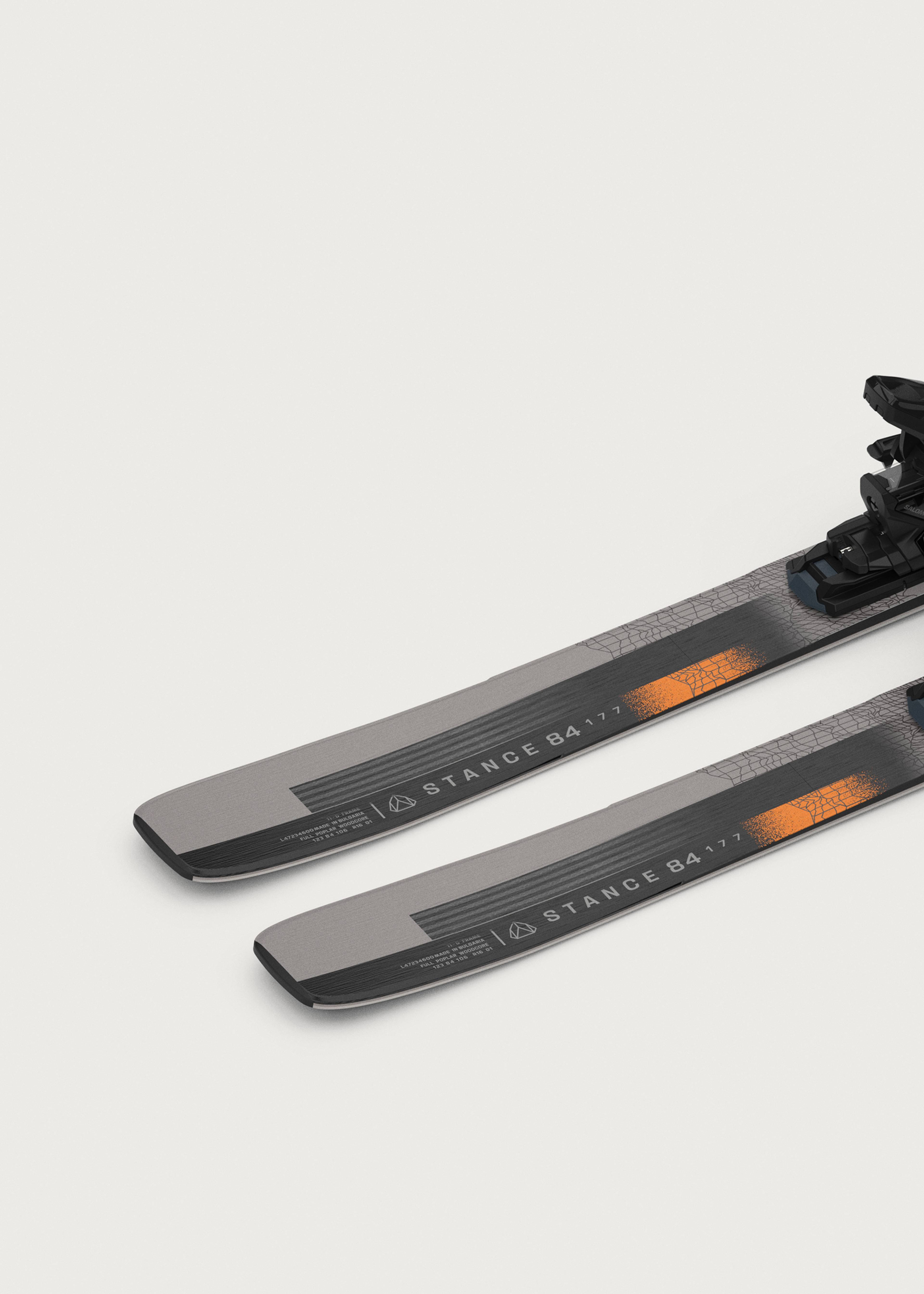 SALOMON STANCE84 159cm 2022 ATTACK2付 美品 Salomon Stance 84 Skis + M 12 GW Bindings