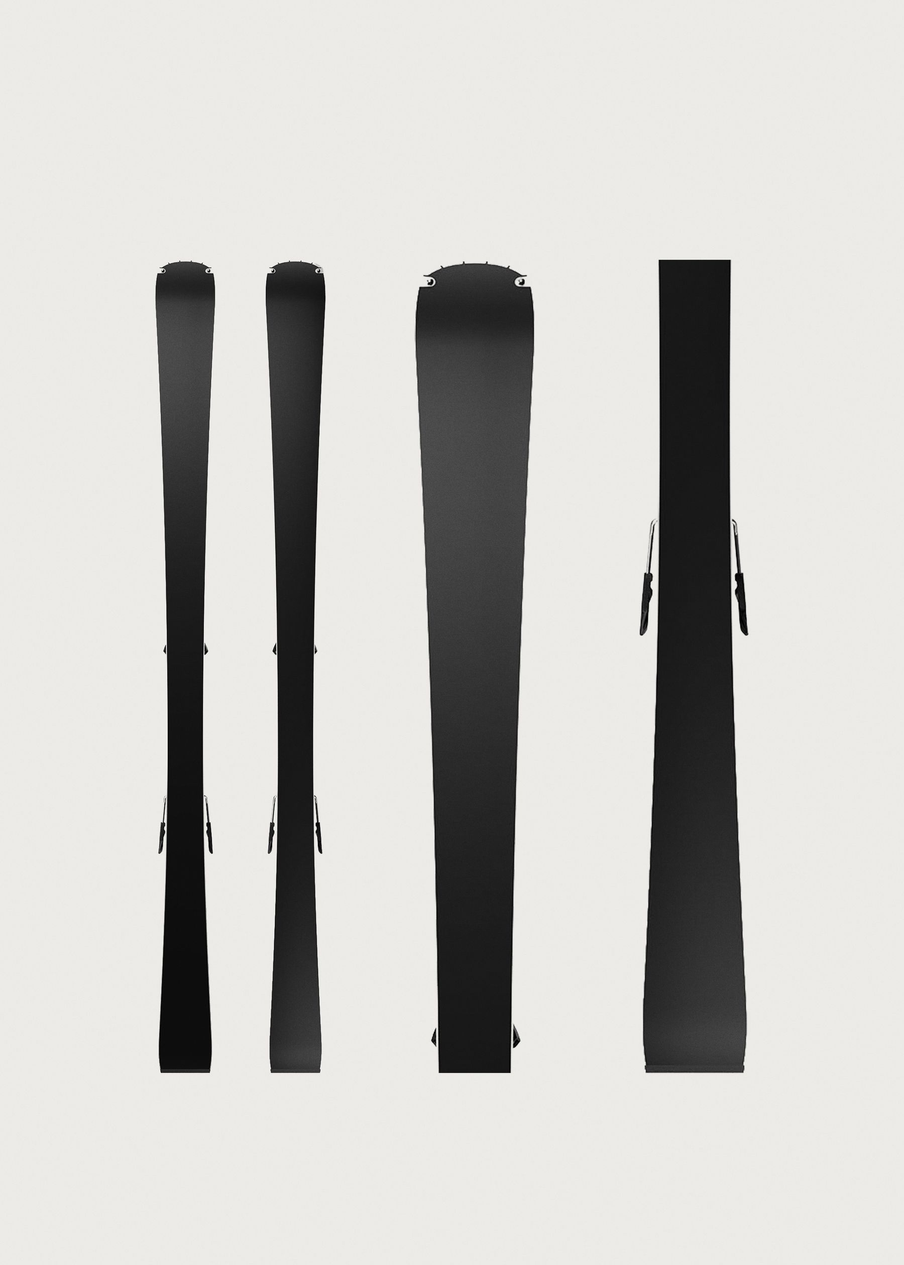 Image - 2 - S/Max No.8 Black Skis + M10 GW Bindings
