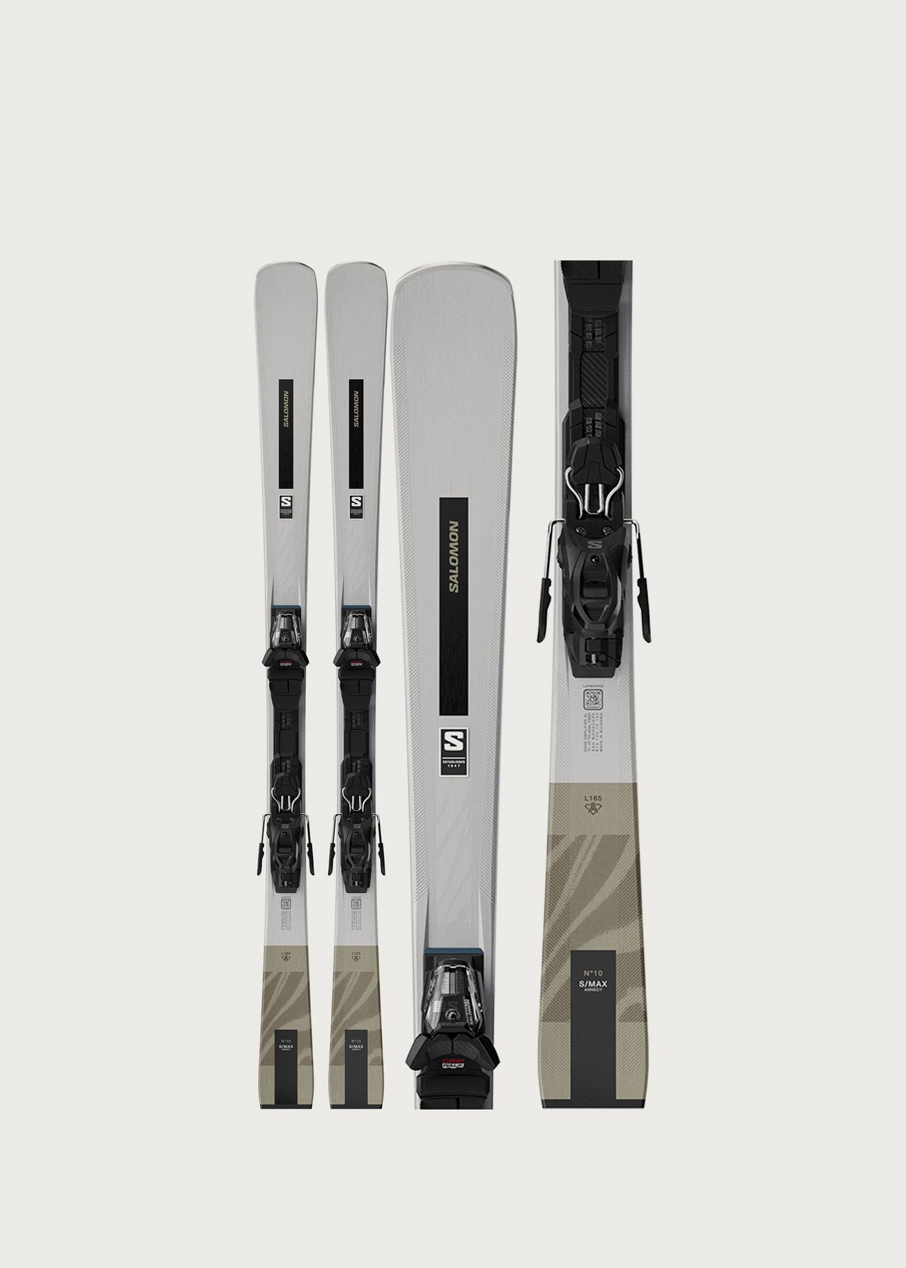 スキー Salomon S/Max 10+Z12 GW F80 White 155cm スキー Salomon S/Max 10+Z12 GW F80 White 155cm スキー Salomon S