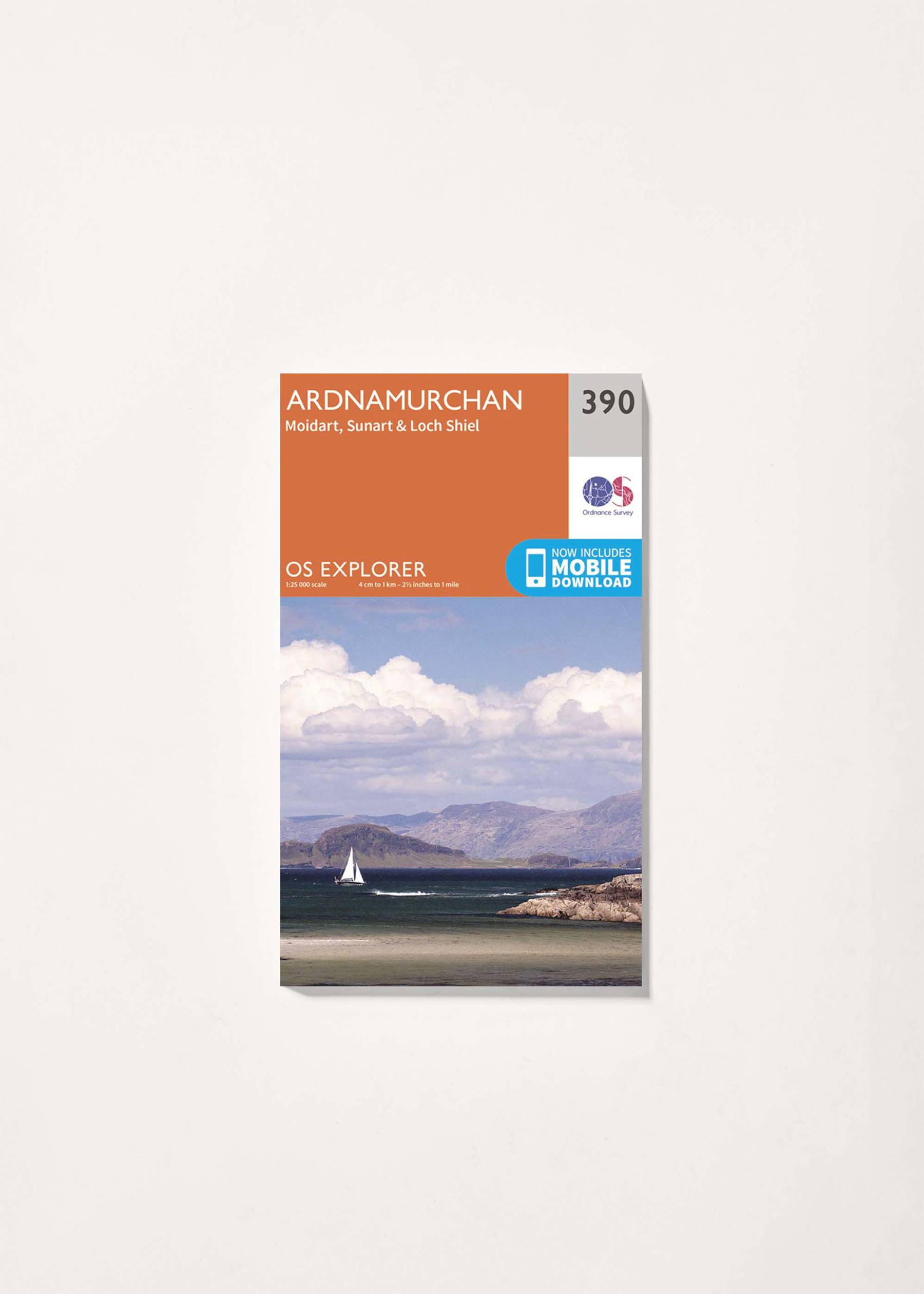 Image - 3 - Ardnamurchan, Moidart, Sunart & Loch Shiel - OS Explorer 390 Map