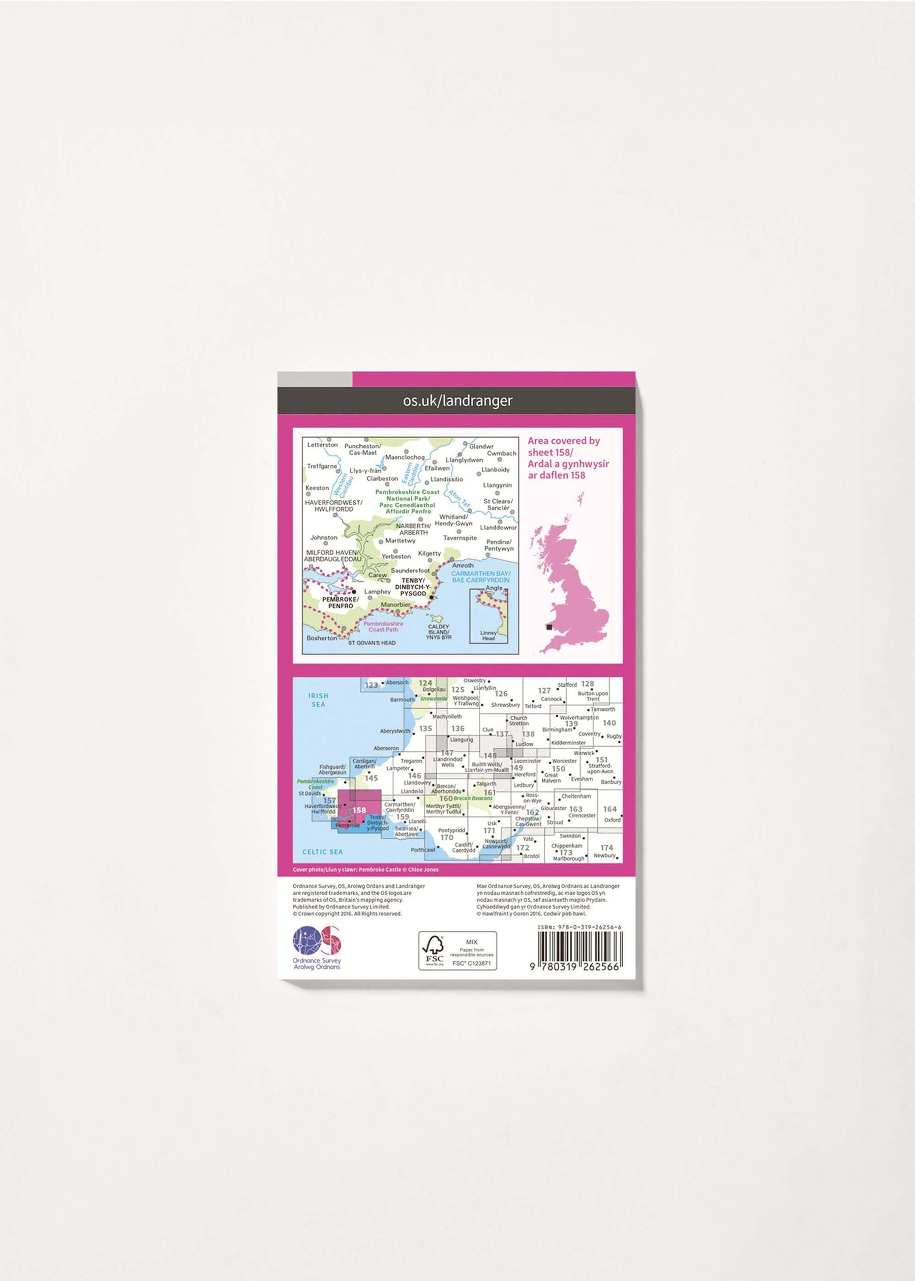 Image - 2 - Tenby & Pembroke - Landranger 158 Map