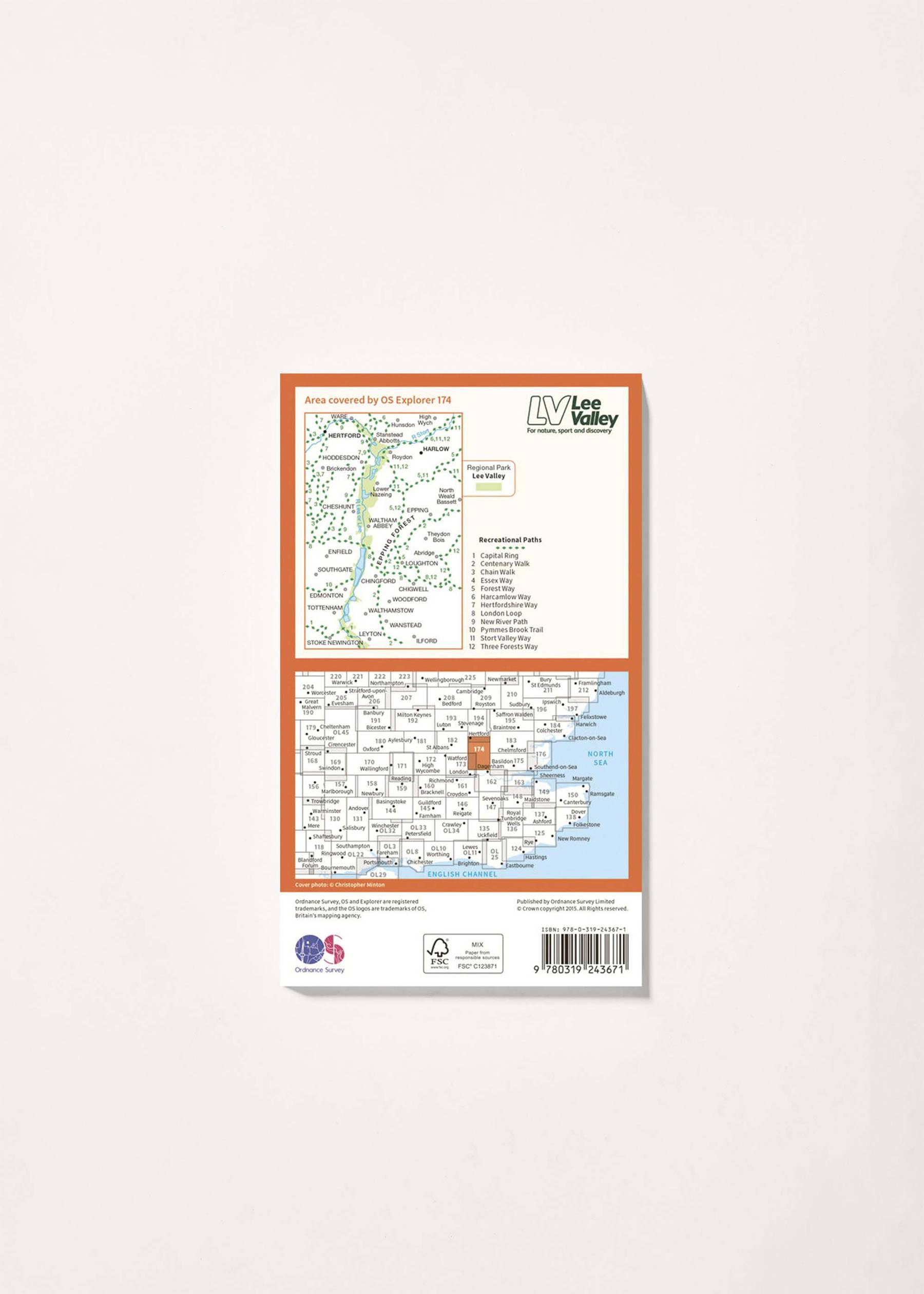 Image - 2 - Epping Forest & Lee Valley - OS Explorer 174 Map