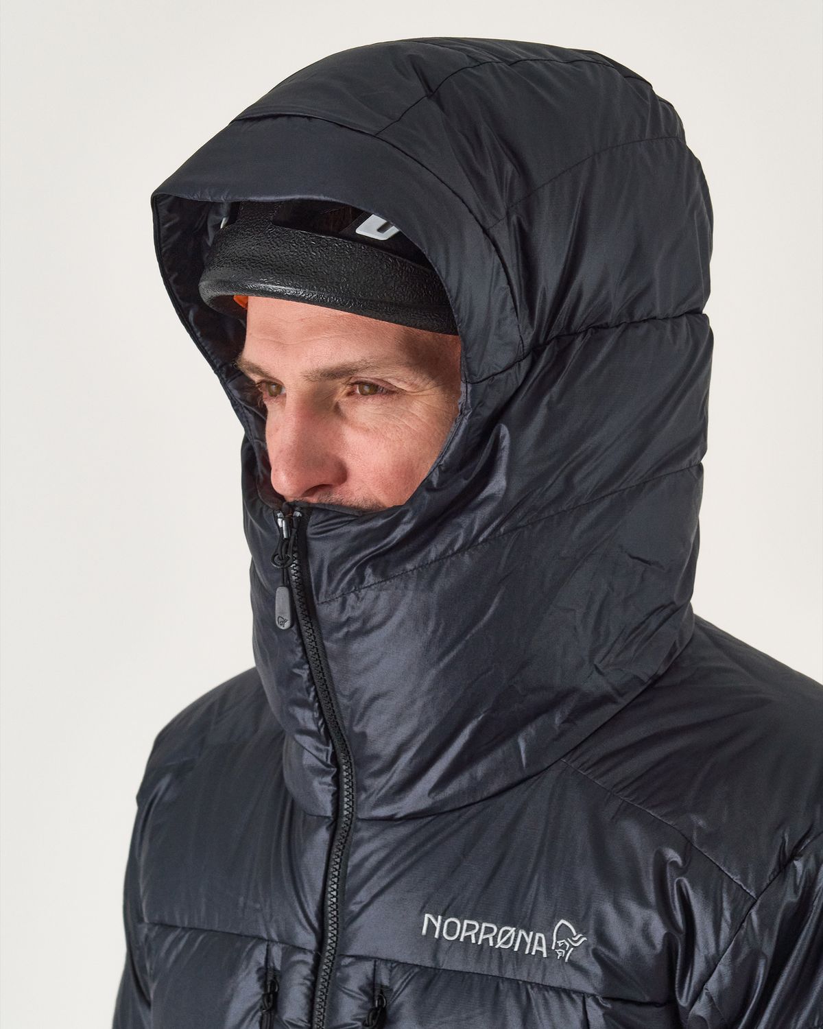 Adjustable helmet-compatible hood   