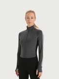 260 ZoneKnit L/S Zip Neck