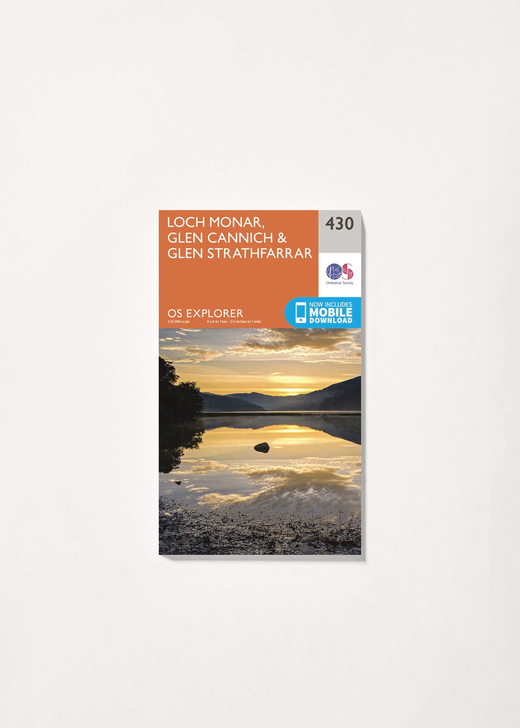 Image - 1 - Loch Monar, Glen Cannich & Glen Strathfarrar - OS Explorer 430 Map
