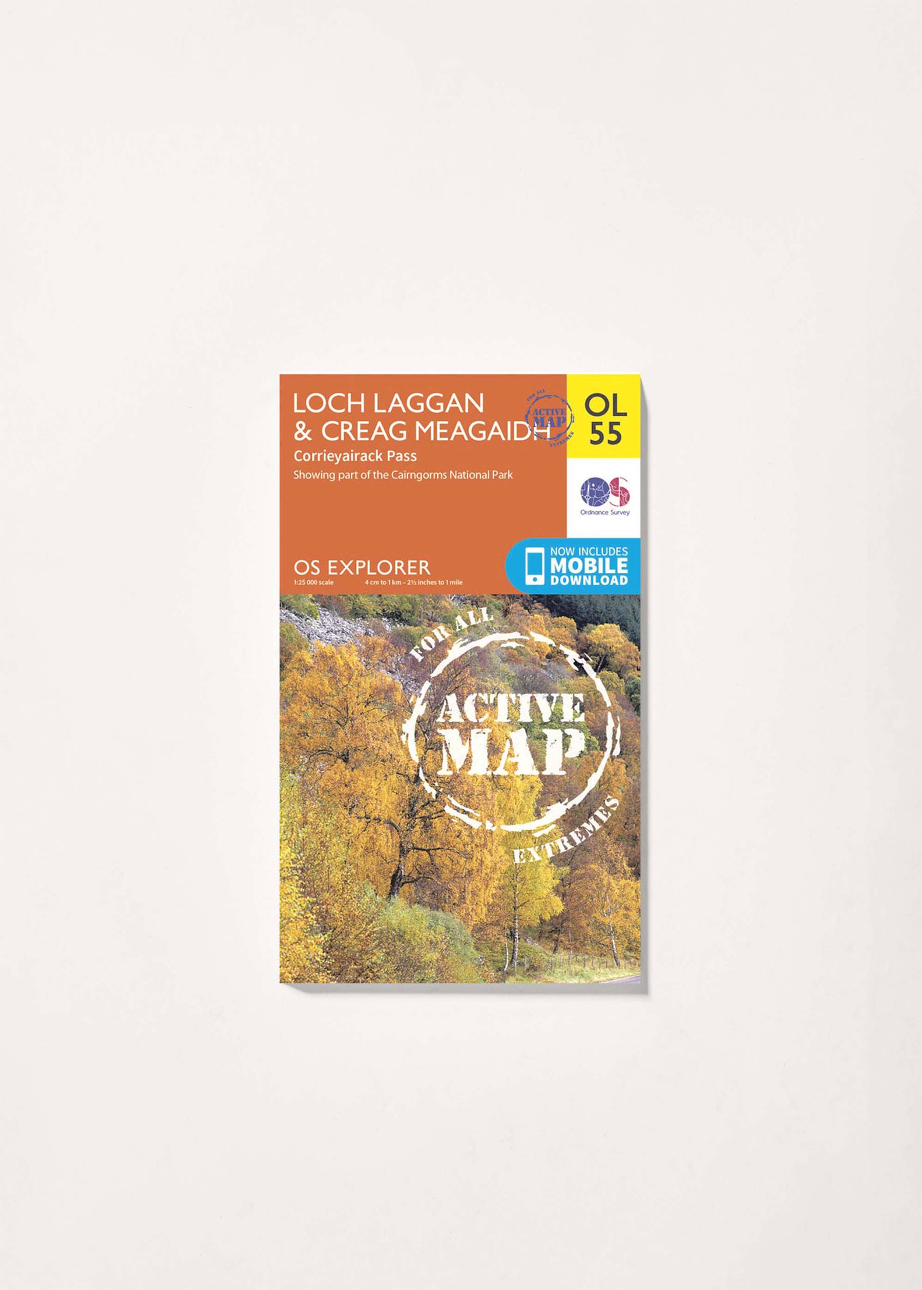 Image - 3 - Loch Laggan & Creag Meagaidh, Corrieyairack Pass - OS Explorer Active OL55 Map