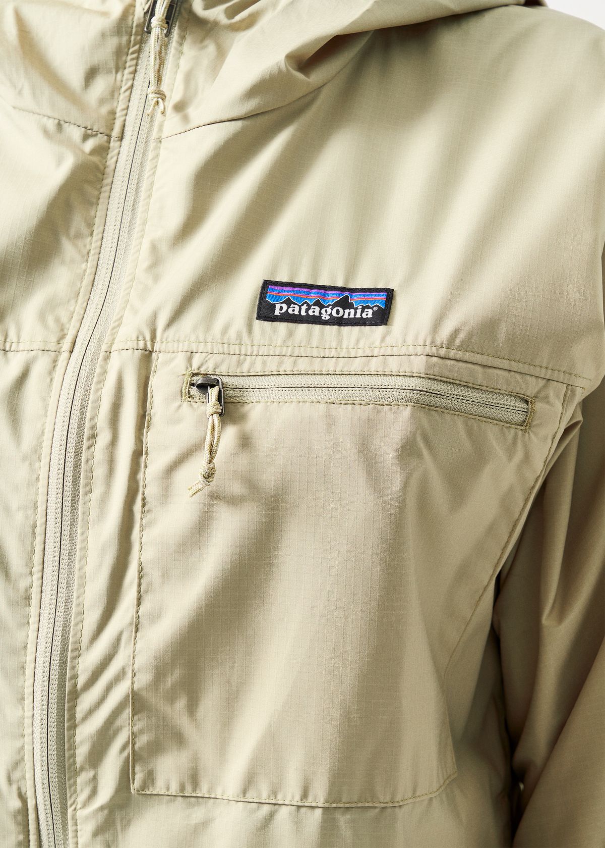 Zipped chest pocket