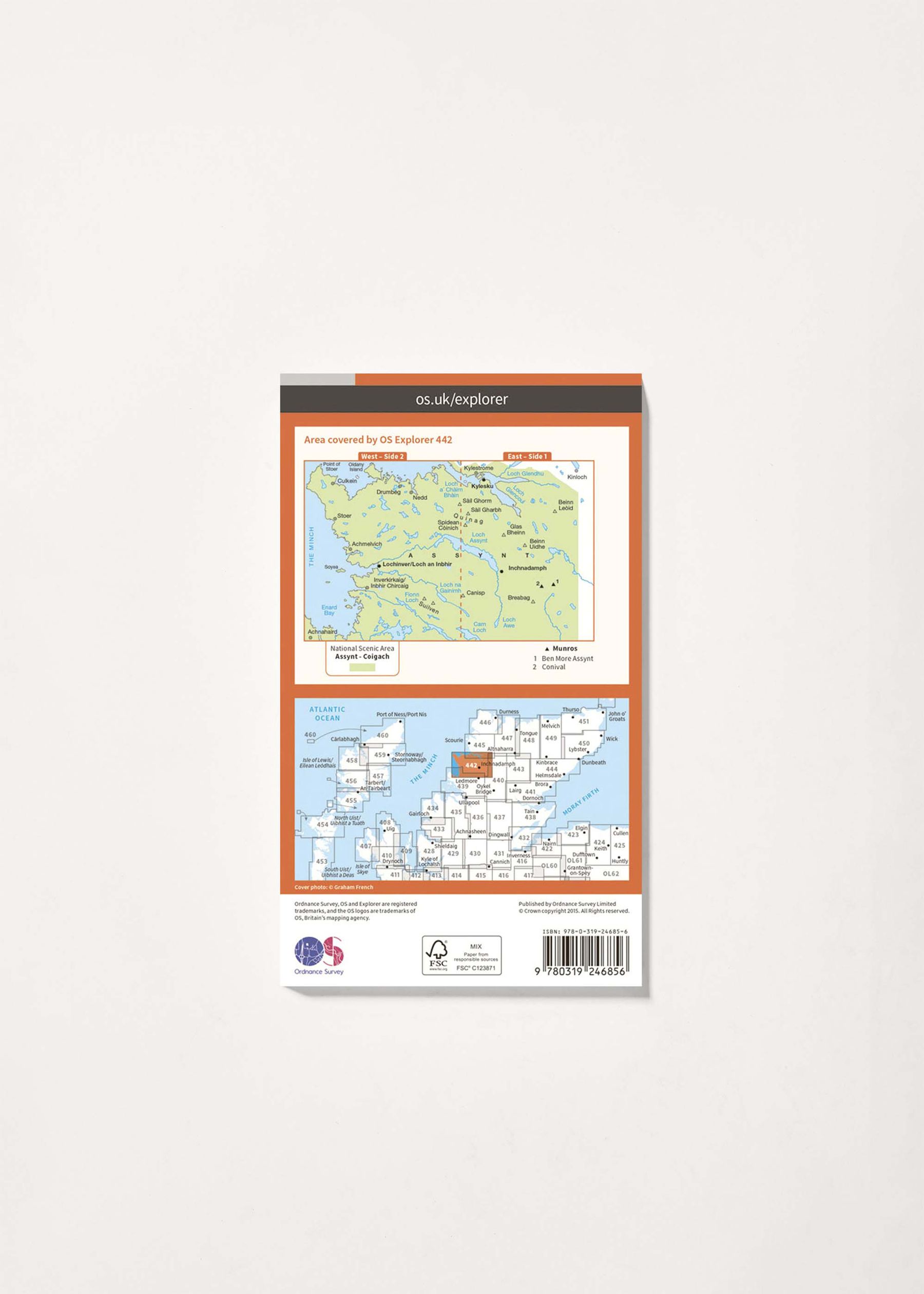 Image - 2 - Assynt & Lochinver - OS Explorer 442 Map